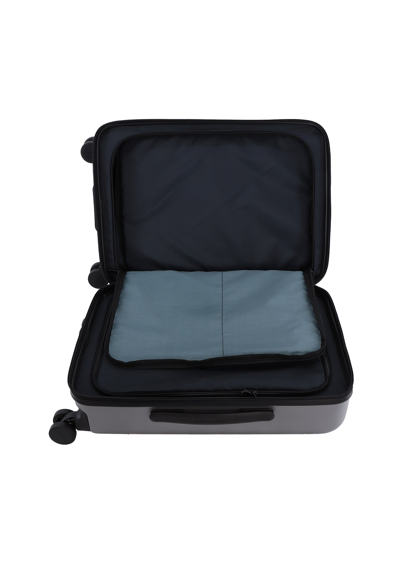 Discovery Handbagage Harde Koffer / Trolley / Reiskoffer - 56 cm (Small) - Patrol - Zilver