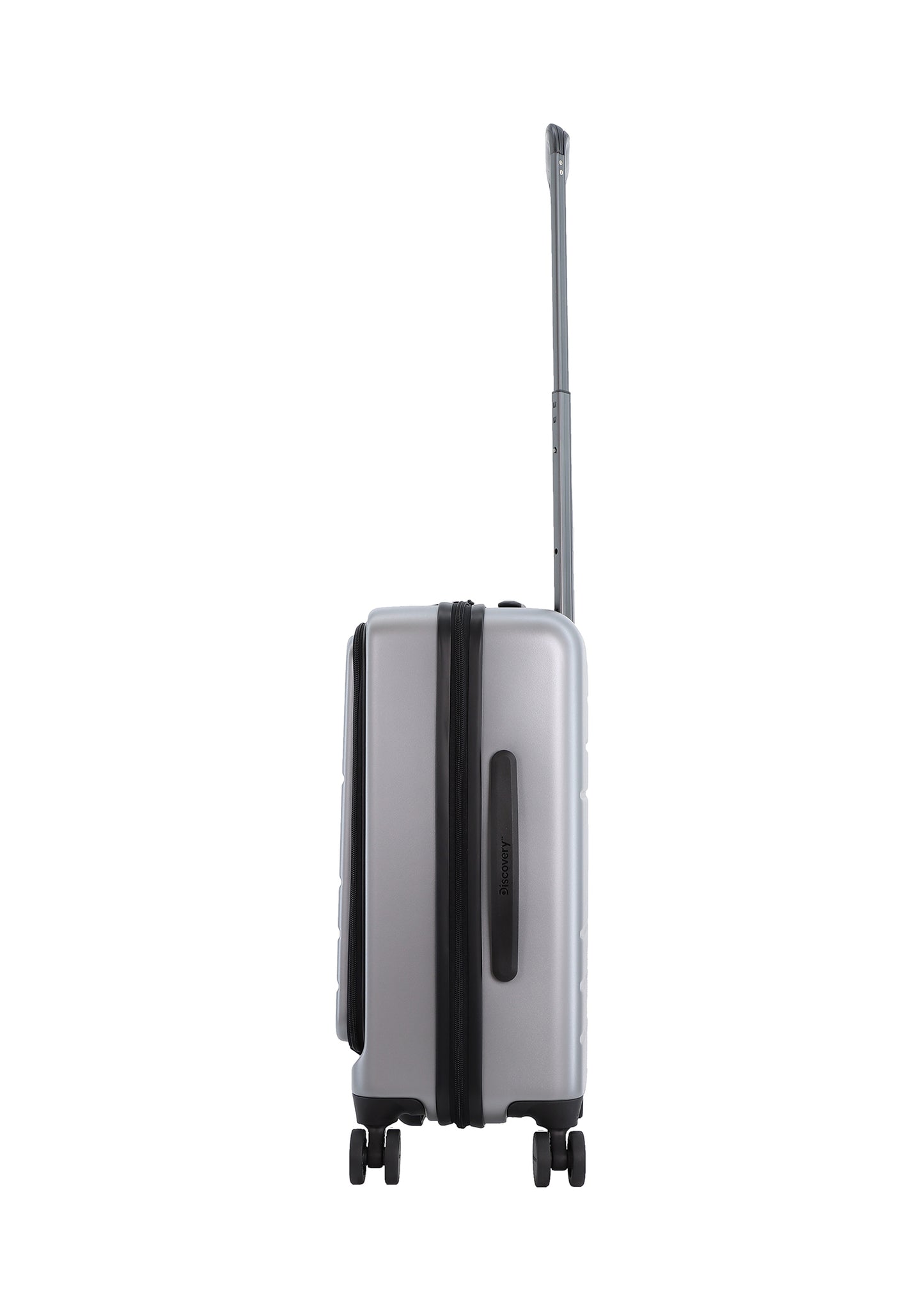Discovery Handbagage Harde Koffer / Trolley / Reiskoffer - 56 cm (Small) - Patrol - Zilver