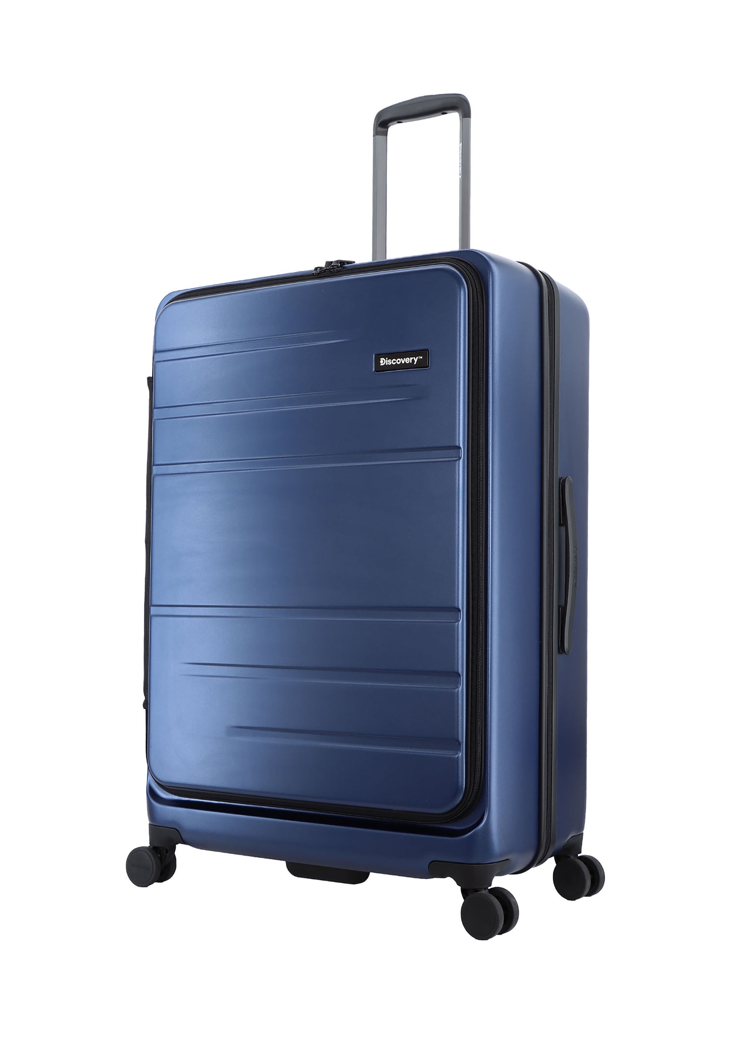 Valise rigide / trolley / valise de voyage Discovery Patrol - 78 cm (grande) - Bleu