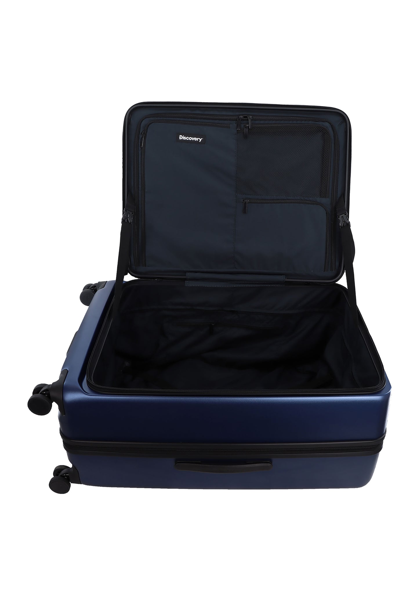 Valise rigide / trolley / valise de voyage Discovery Patrol - 78 cm (grande) - Bleu