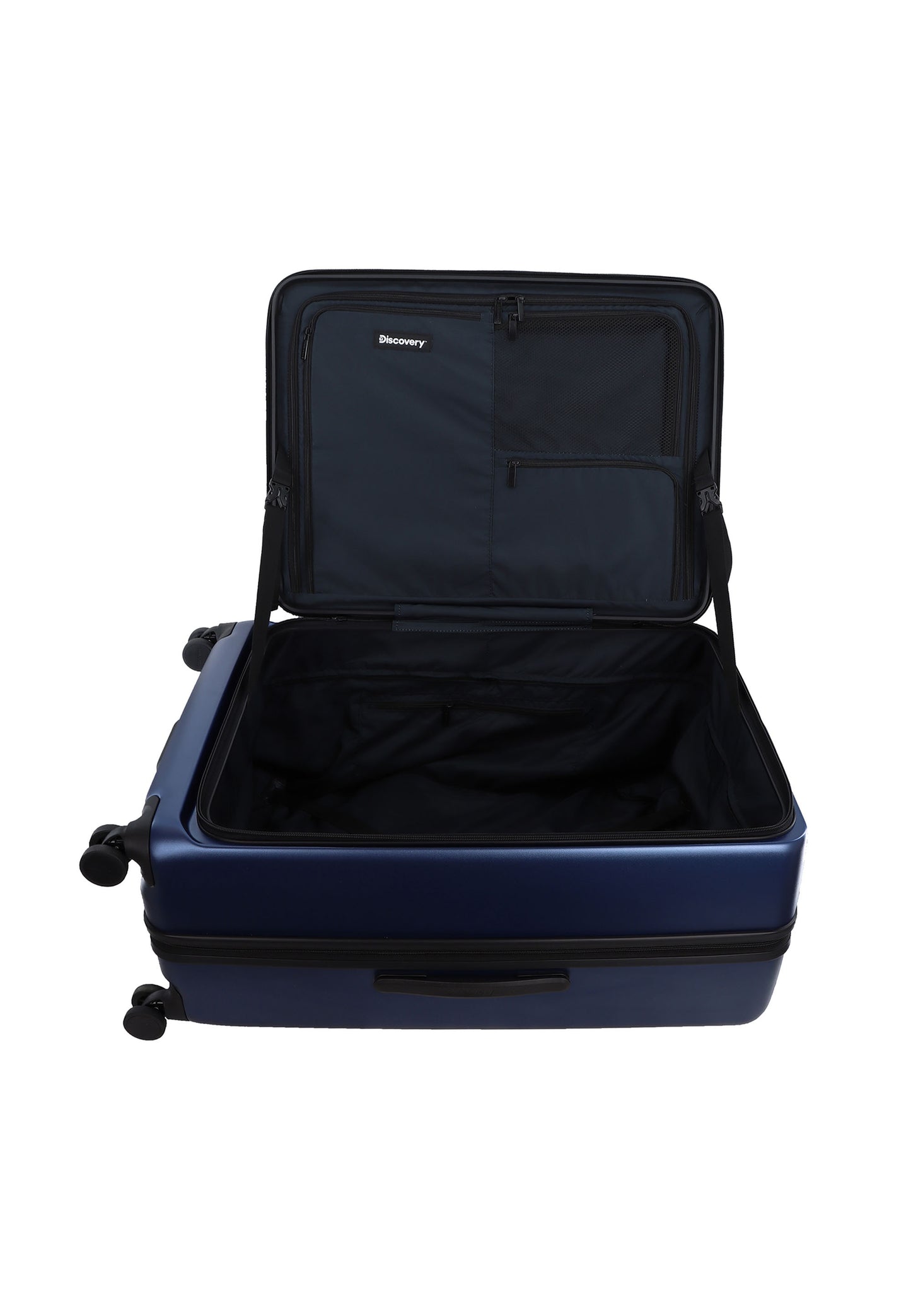 Discovery - Patrol | 3-Delig Polycarbonaat Kofferset met front opening - Blauw