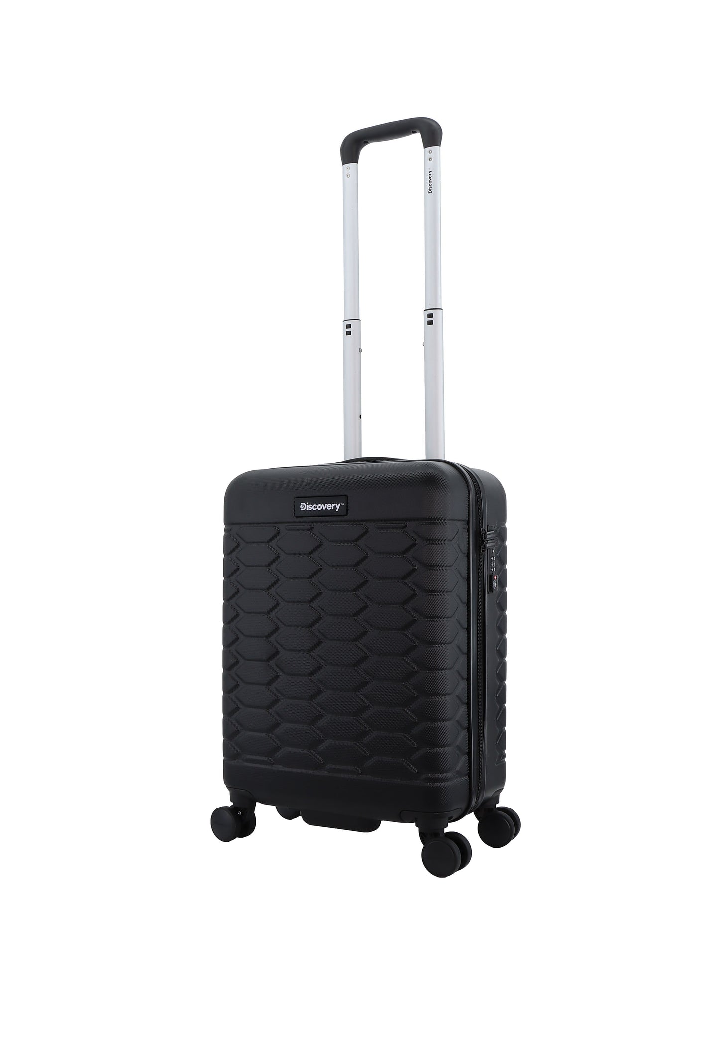 Discovery Reptile Handbagage Harde Koffer / Trolley / Reiskoffer - 54.5 cm (Small) - Zwart