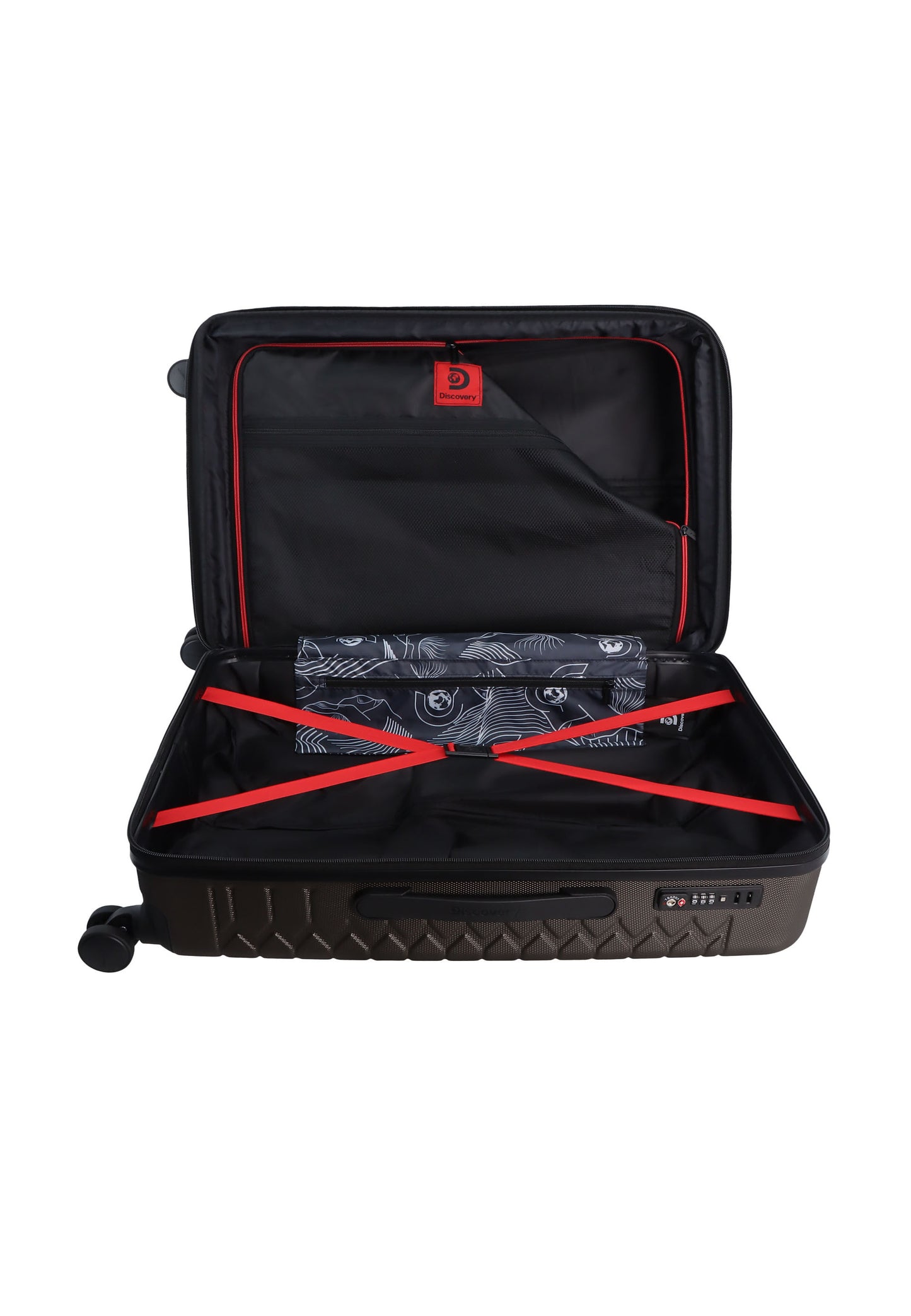 Discovery Reptile Harde Koffer / Trolley / Reiskoffer - 67 cm (Medium) - Khaki