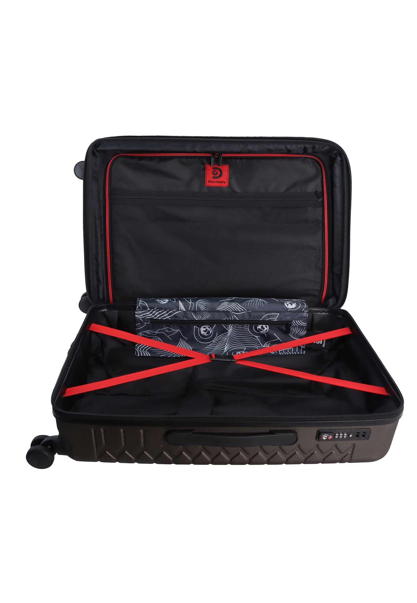Discovery Reptile Harde Koffer / Trolley / Reiskoffer - 67 cm (Medium) - Khaki