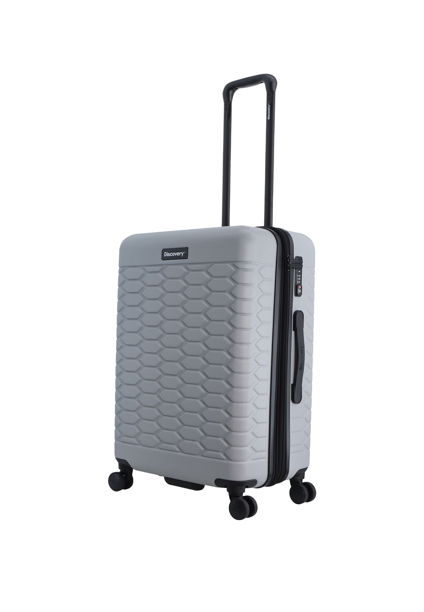 Discovery Reptile Harde Koffer / Trolley / Reiskoffer - 67 cm (Medium) - Zilver