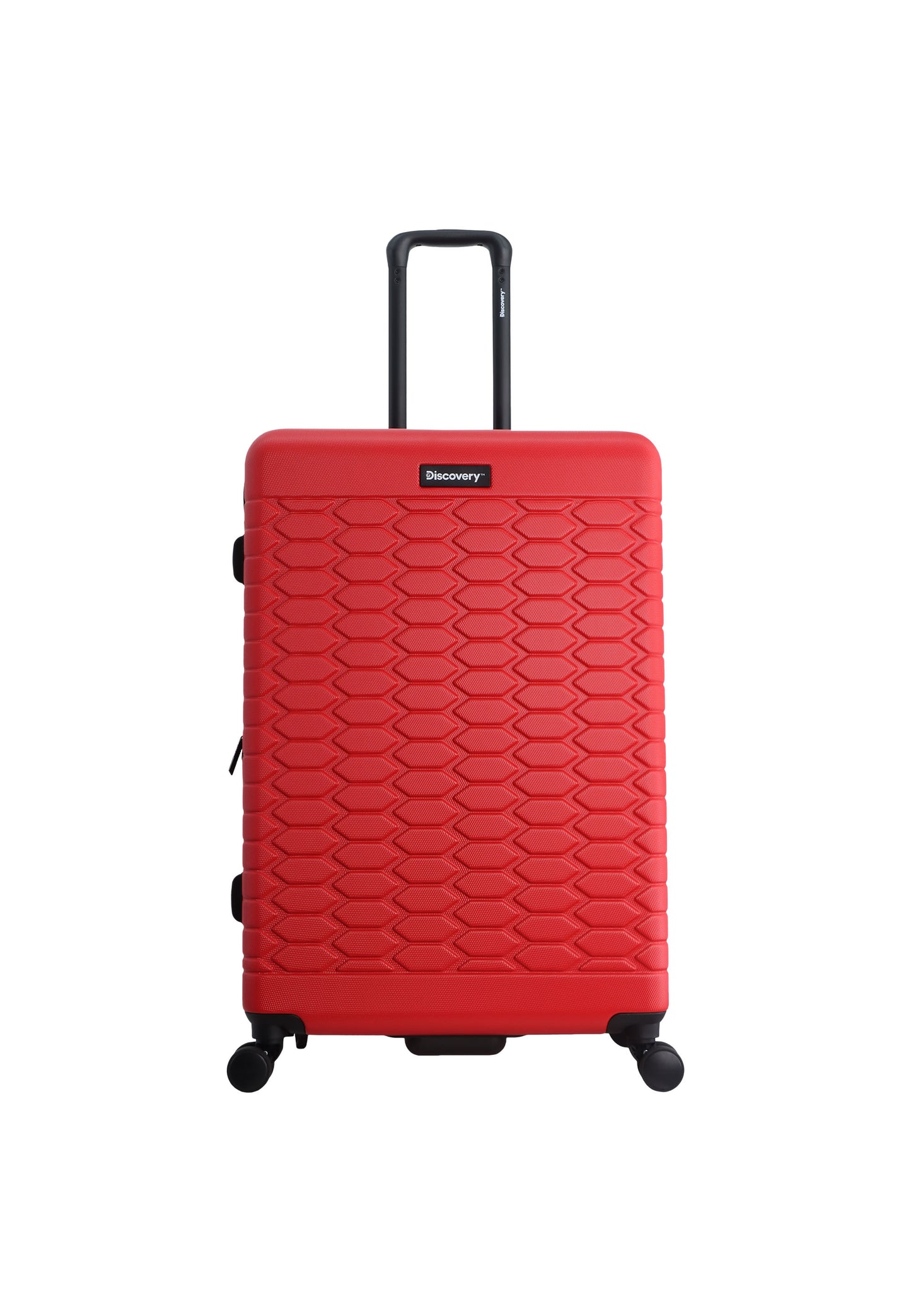 Discovery - Reptile | Harde Koffer / Trolley / Reiskoffer / Valies - 77 cm (Large) - Rood