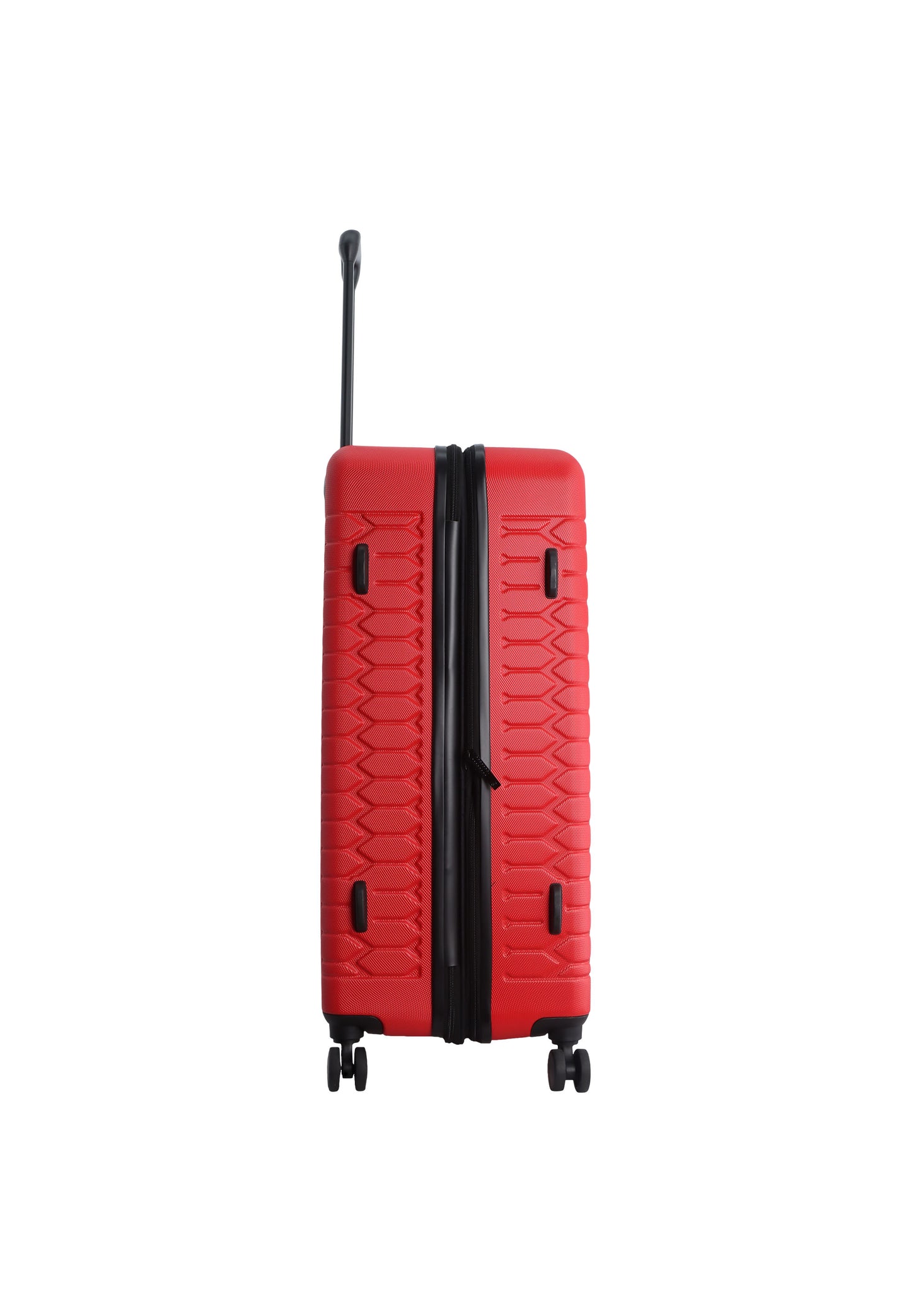 Discovery - Reptile | Harde Koffer / Trolley / Reiskoffer / Valies - 77 cm (Large) - Rood
