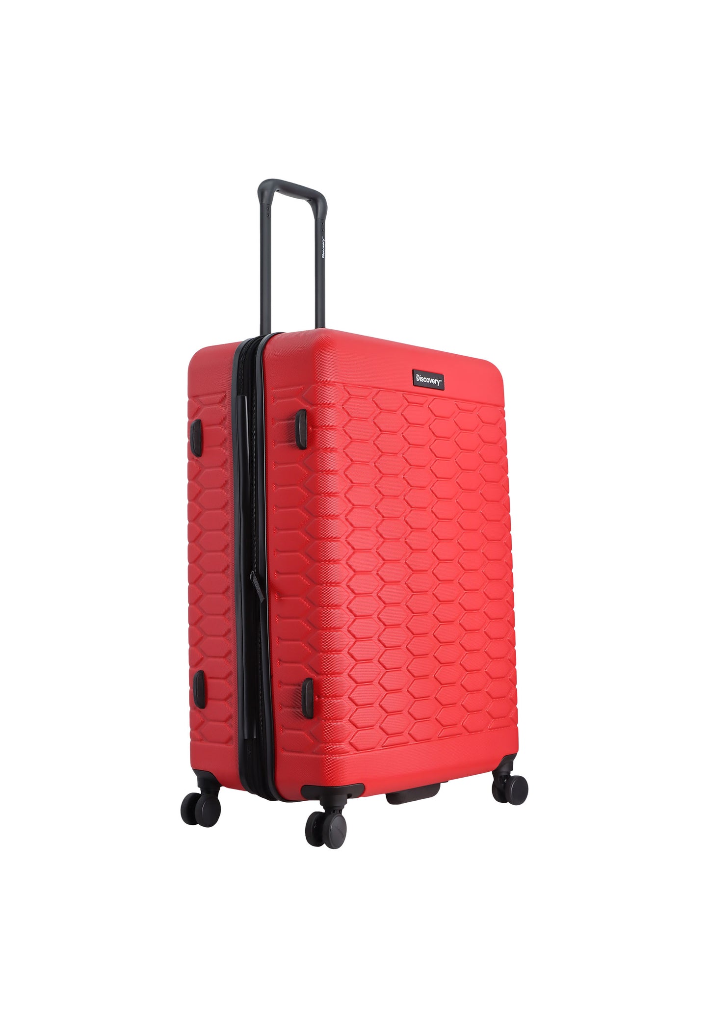 Discovery - Reptile | Harde Koffer / Trolley / Reiskoffer / Valies - 77 cm (Large) - Rood