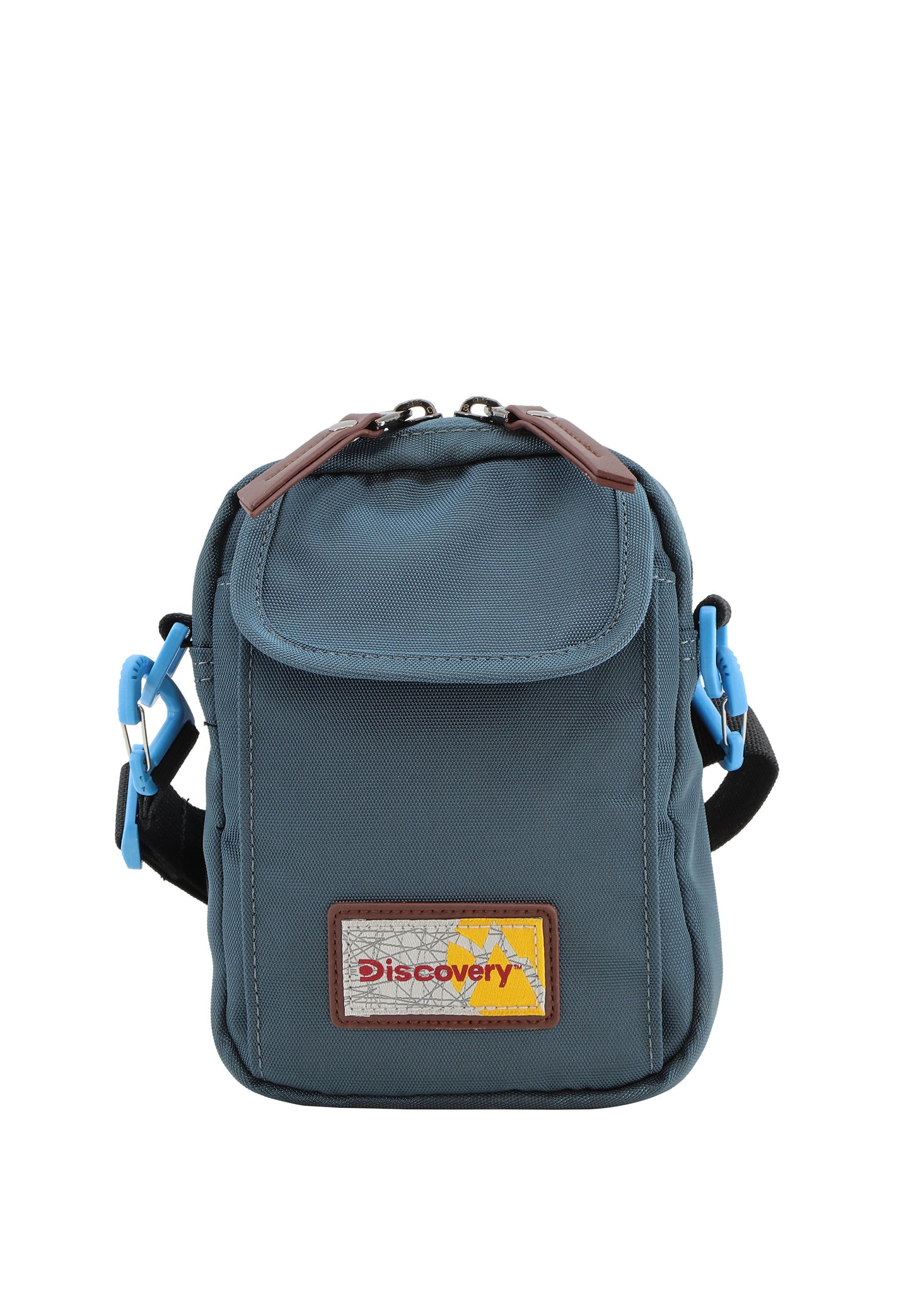 Discovery Crossbodytas / Schoudertas / Utilitytas met Flap - Icon - Petrol Blauw