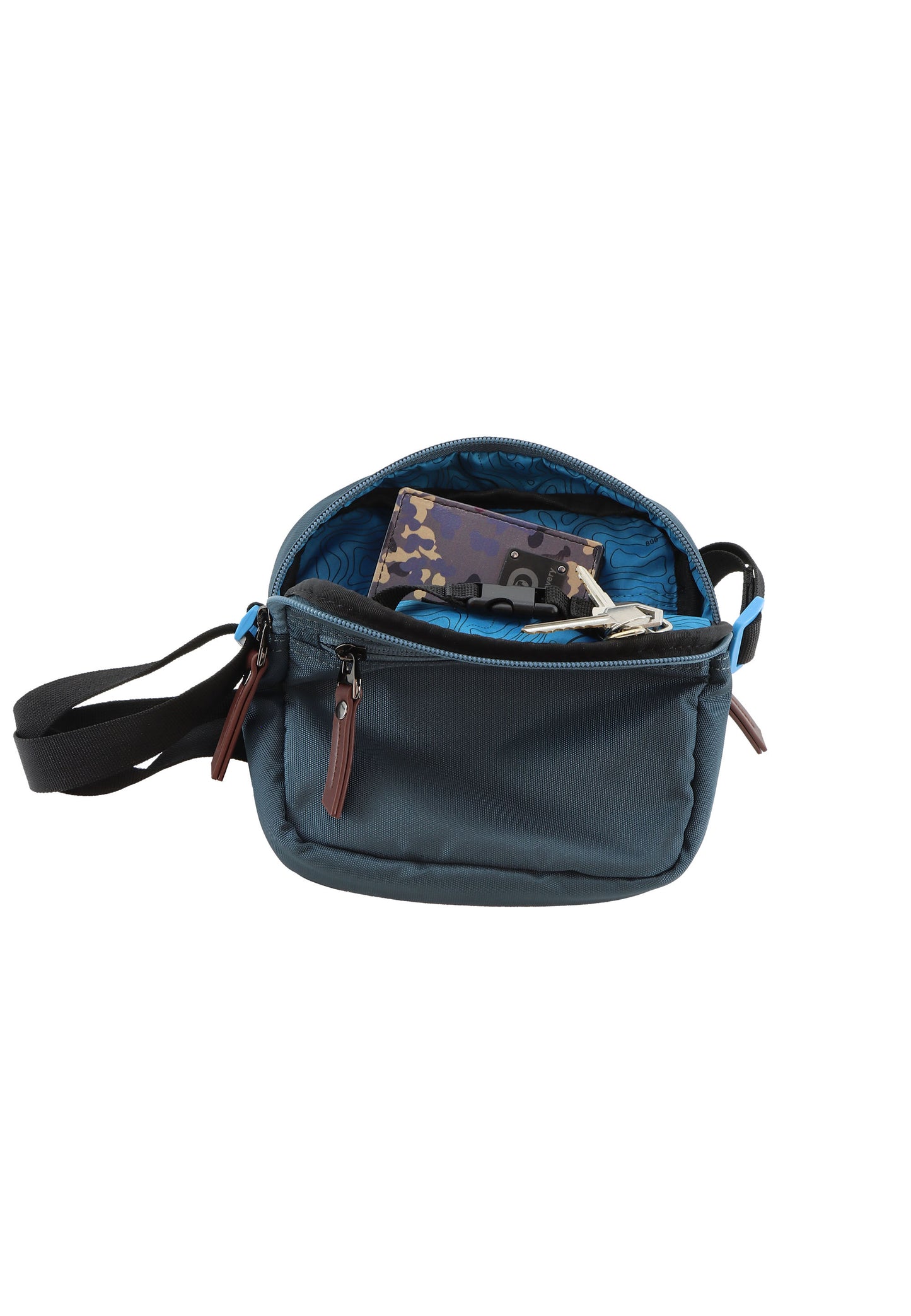 Discovery Schoudertas | Crossbody tas - Icon - D00713 - Petrol Blauw