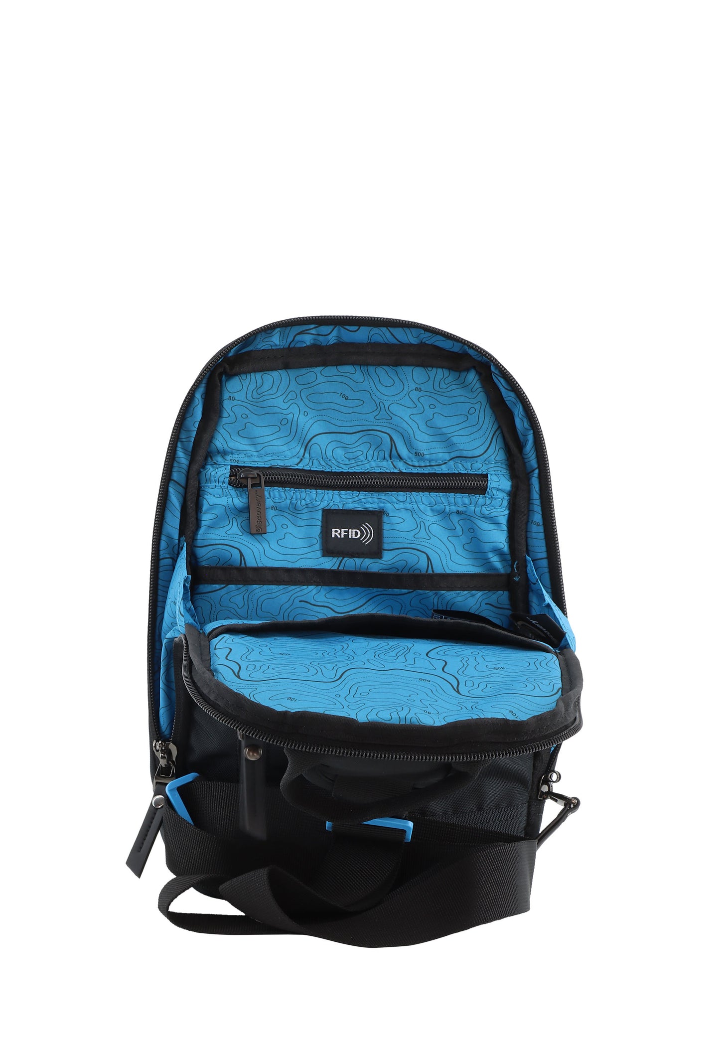 Discovery Slingbag / Crossbodytas / Schoudertas - Icon - D00720 - Zwart