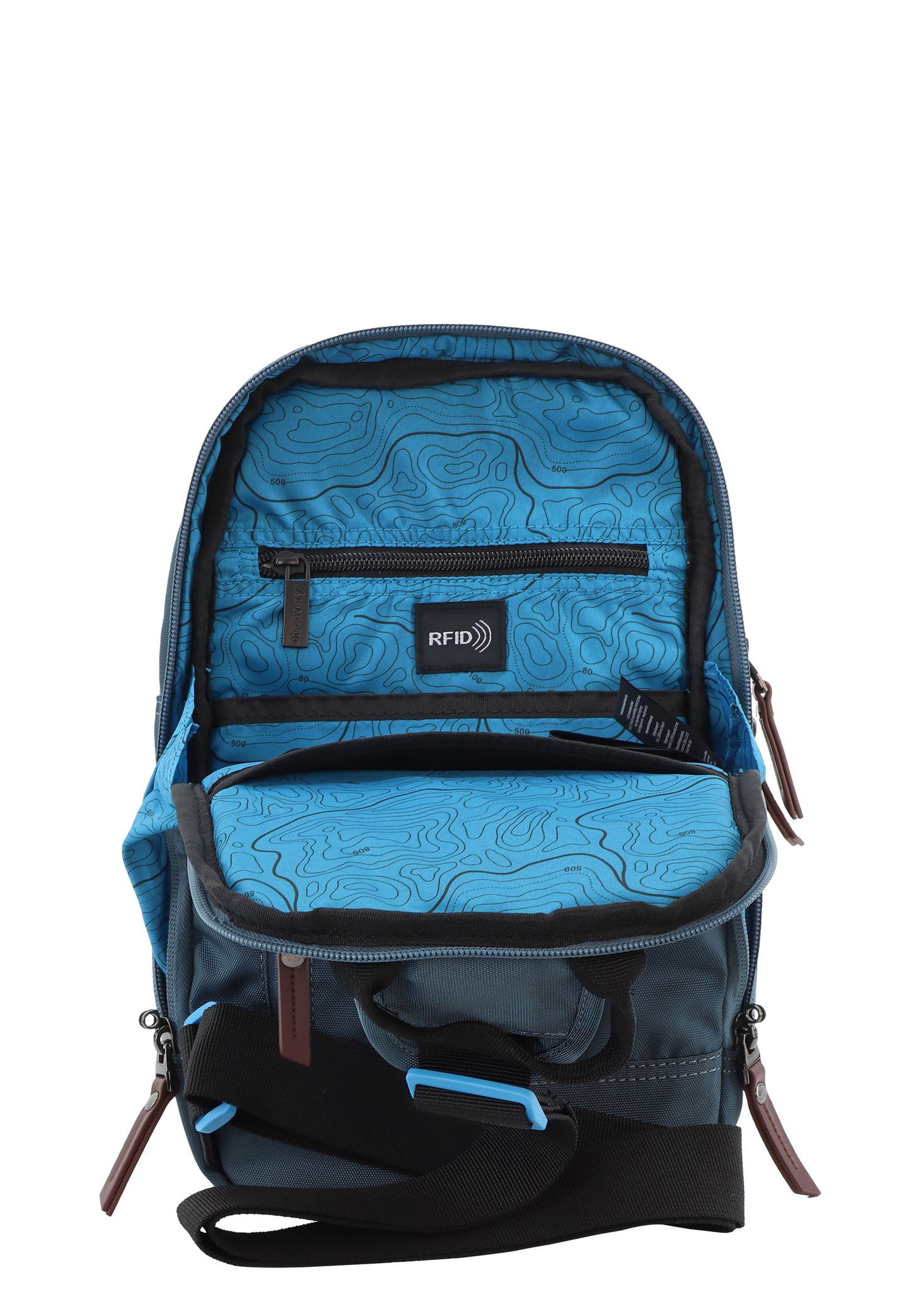 Discovery Slingbag / Crossbodytas / Schoudertas - Icon - D00720 - Petrol Blauw