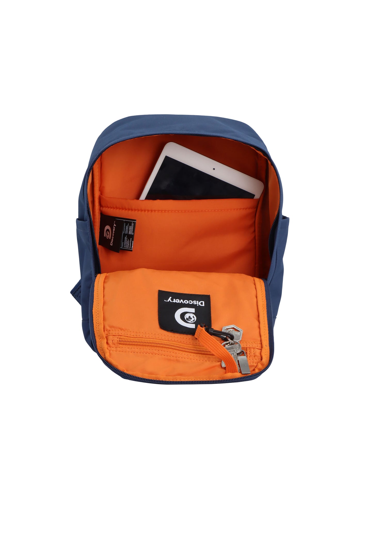 Discovery Cave kleine Rugzak | Schooltas Handtas Marine Blauw