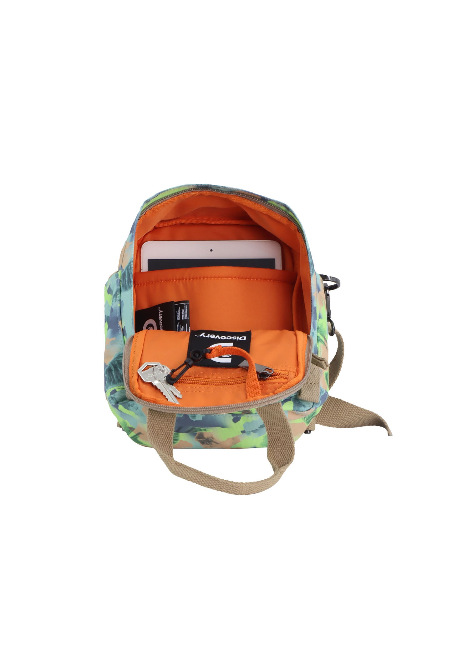 Sac tendance Discovery Cave / Sac bandoulière Vert Camouflage