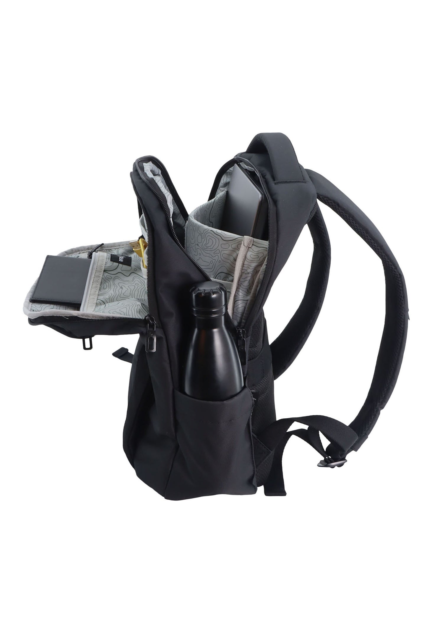 Discovery rugzak met laptopvak voor naar werk - Downtown - Zwart - D00941.06