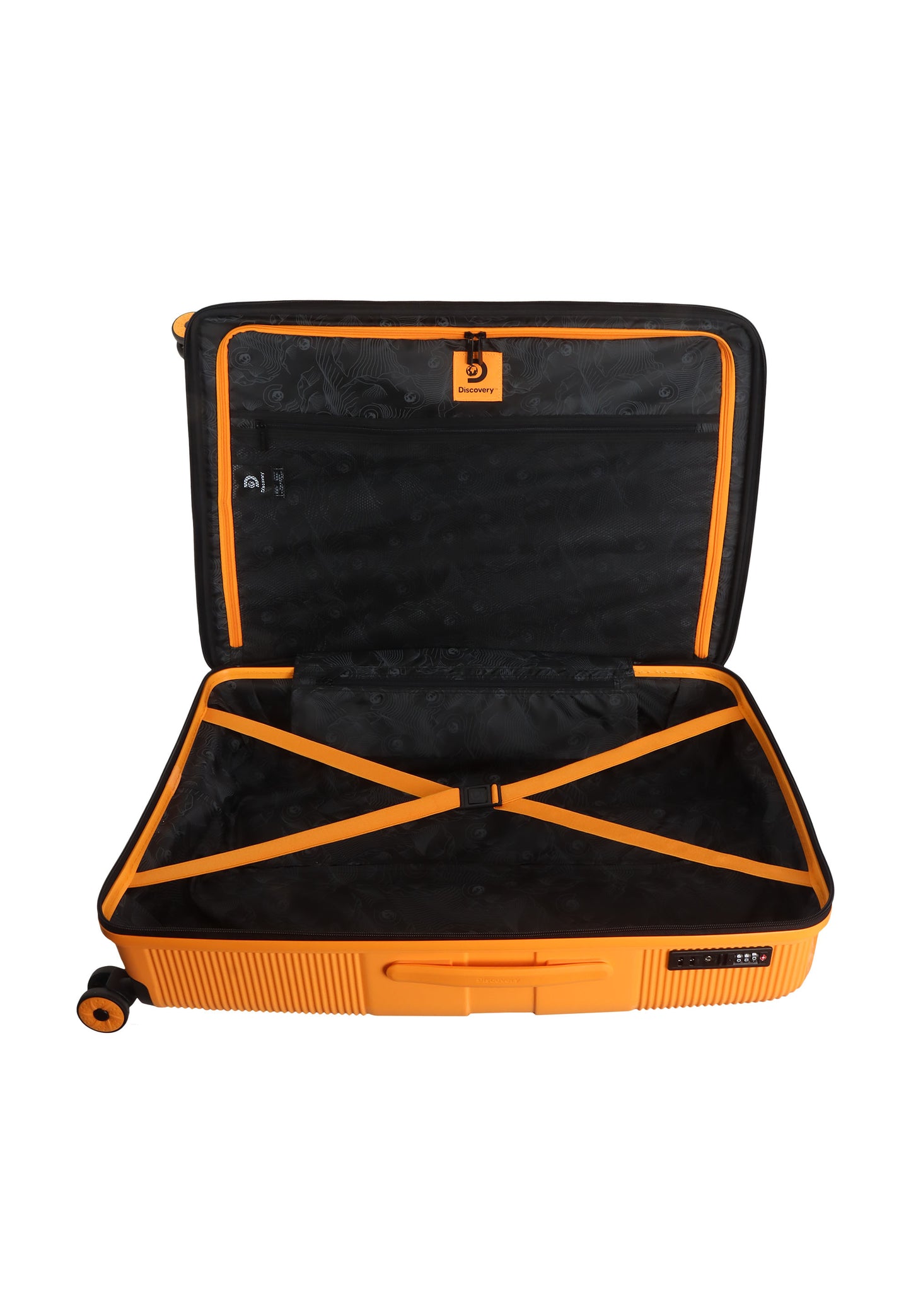 Oranje Discovery Koffers zijn verkrijgbaar online bij luggage4u.be