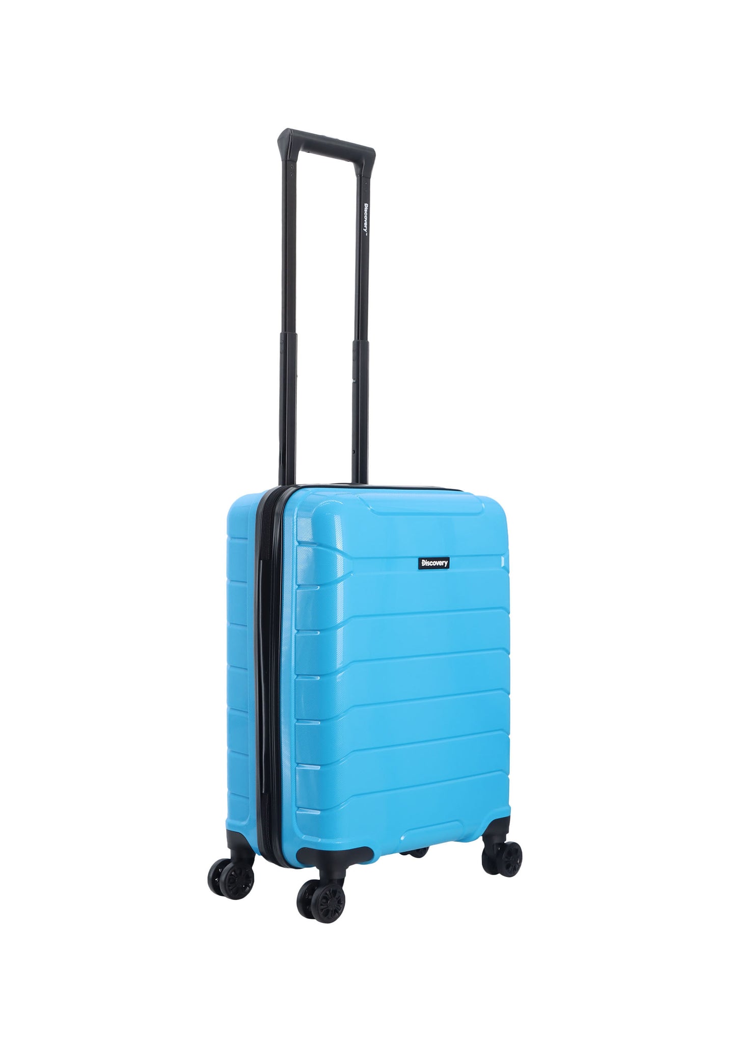 opvallende blauwe harde handbagage
