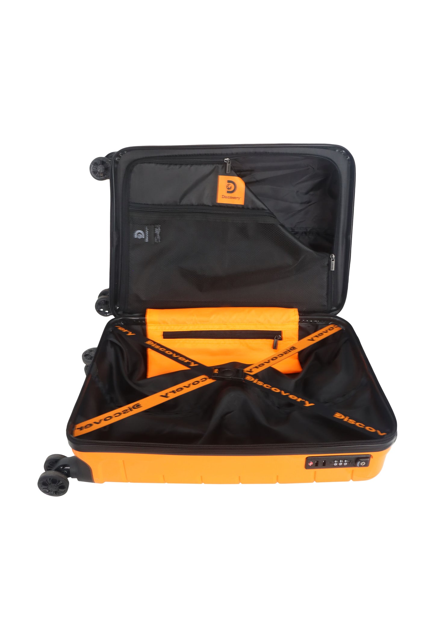 Oranje reiskoffers van Discoveryzijn te koop bij luggage4u.be