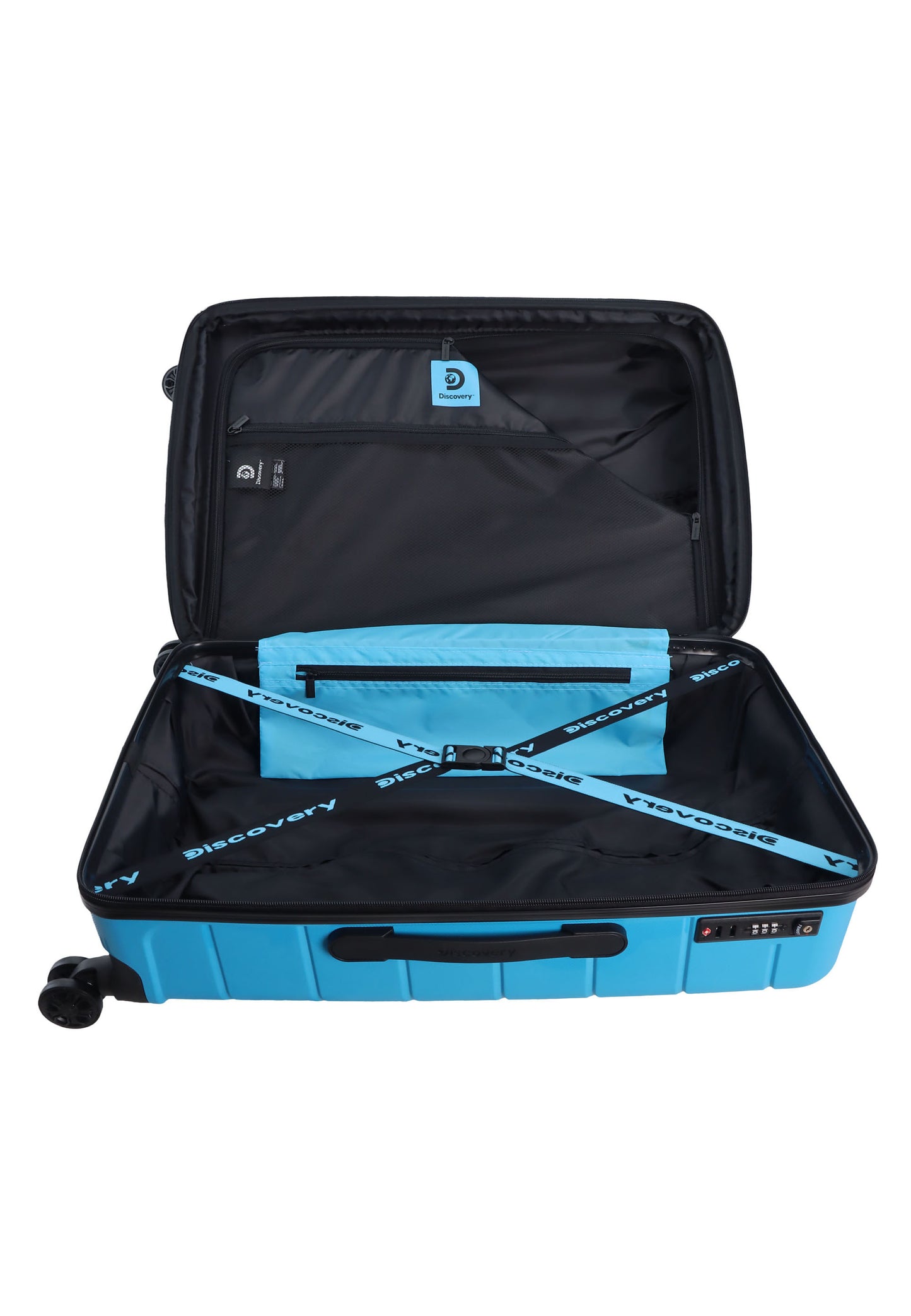 Discovery Skyward Harde Koffer / Trolley / Reiskoffer - 65 cm (Medium) - Blauw