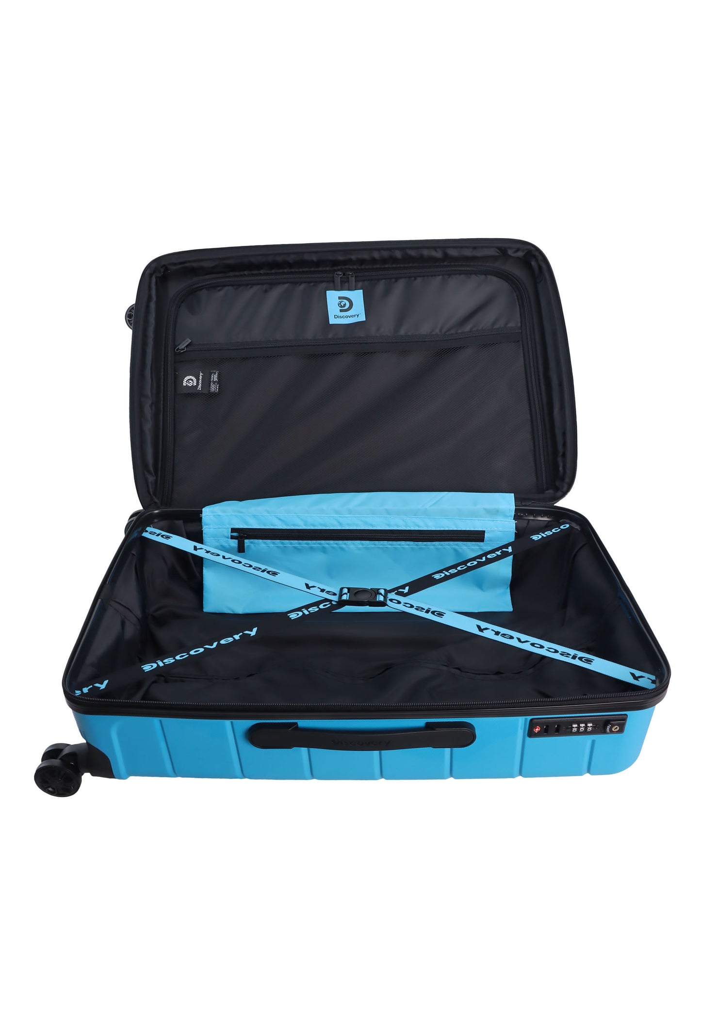 Discovery Skyward Harde Koffer / Trolley / Reiskoffer - 65 cm (Medium) - Blauw