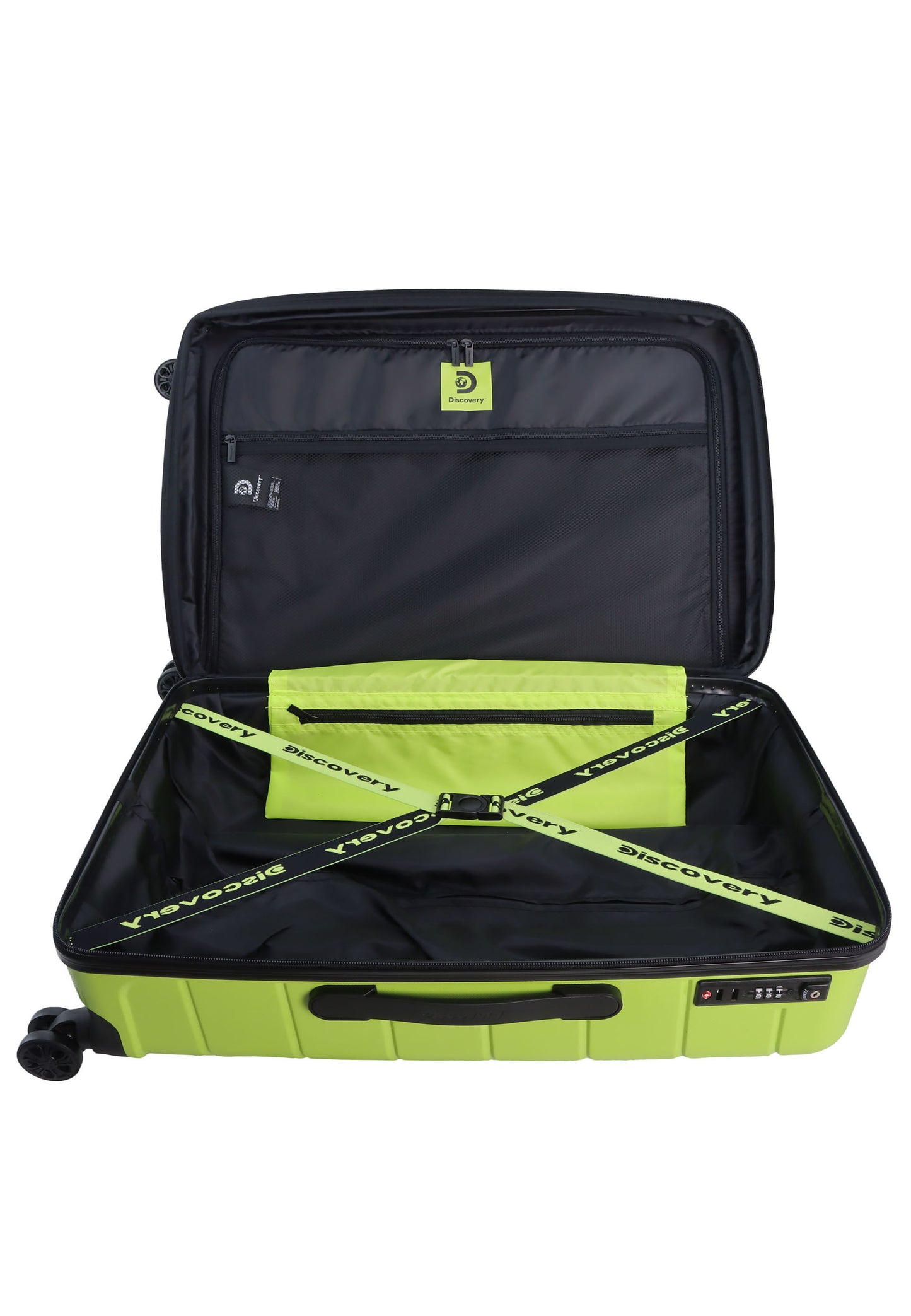 Discovery Skyward Harde Koffer / Trolley / Reiskoffer - 65 cm (Medium) - Lime