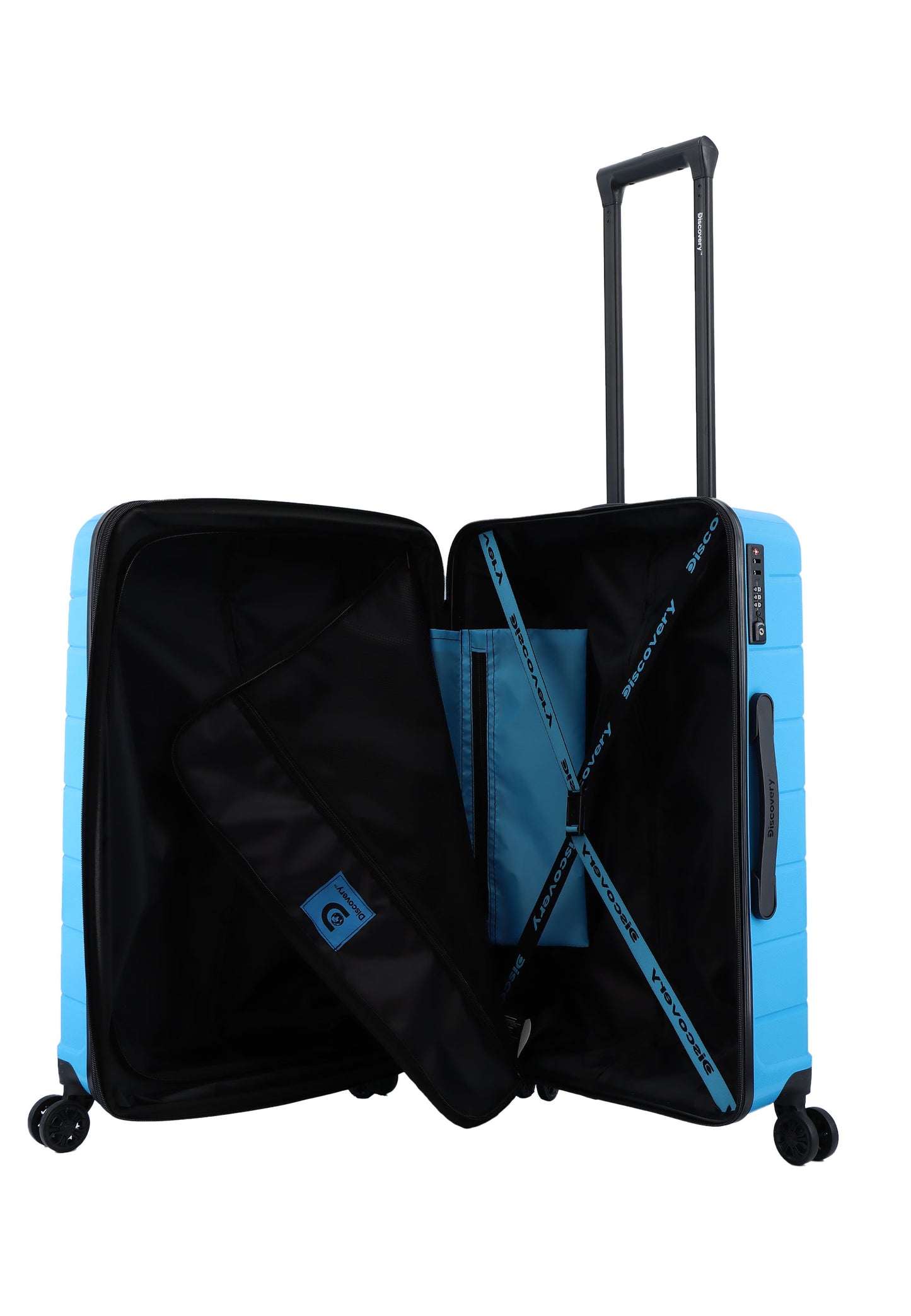 Valise rigide / trolley / valise de voyage Discovery Skyward - 75 cm (grande) - Bleu