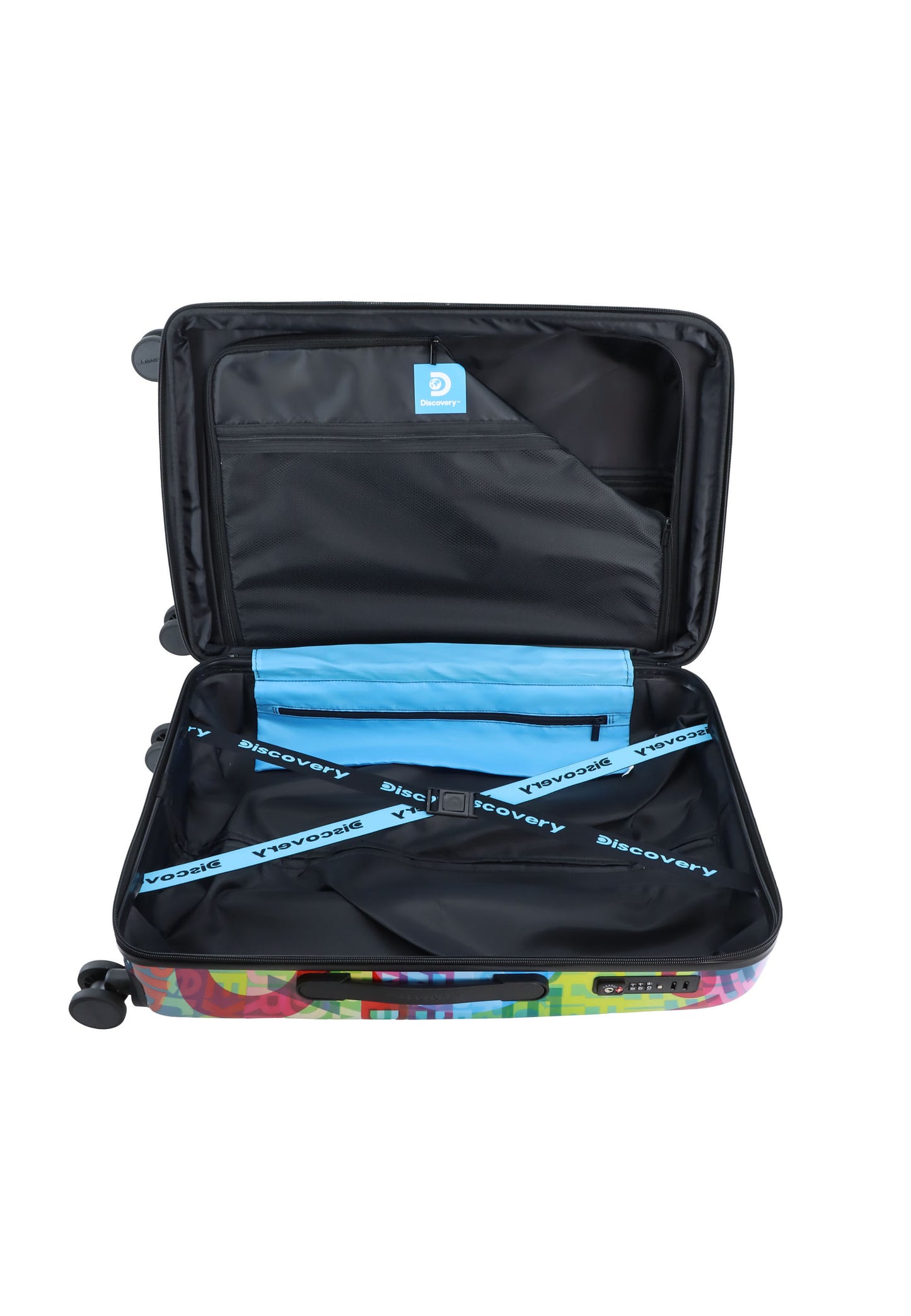 Discovery Harde Koffer / Trolley / Reiskoffer - 67 cm (Medium) - Explore The World Print