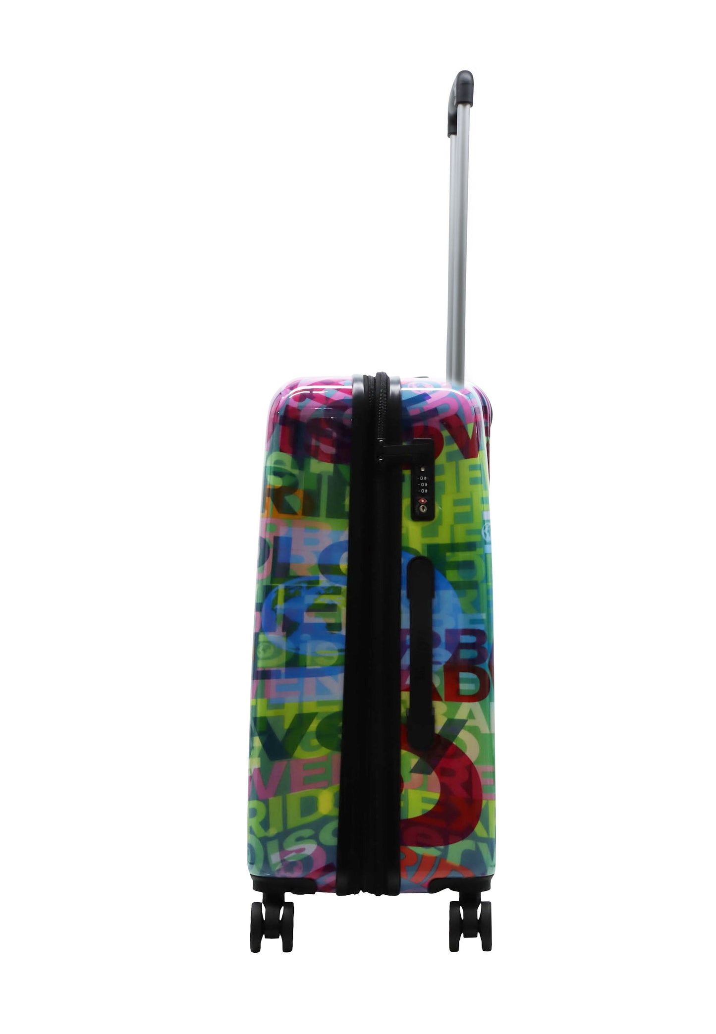 Discovery Harde Koffer / Trolley / Reiskoffer - 67 cm (Medium) - Explore The World Print