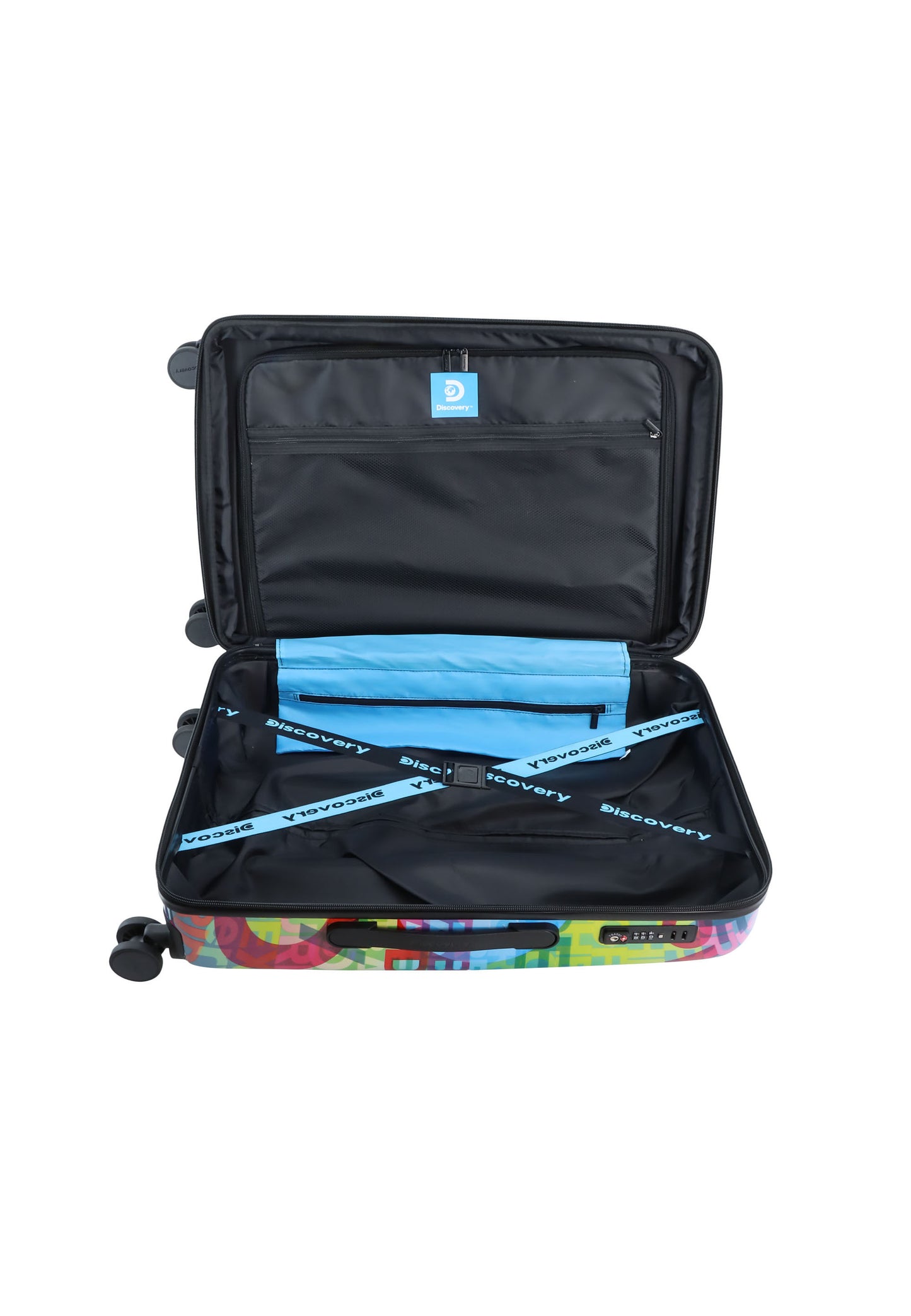 Discovery Harde Koffer / Trolley / Reiskoffer - 67 cm (Medium) - Explore The World Print