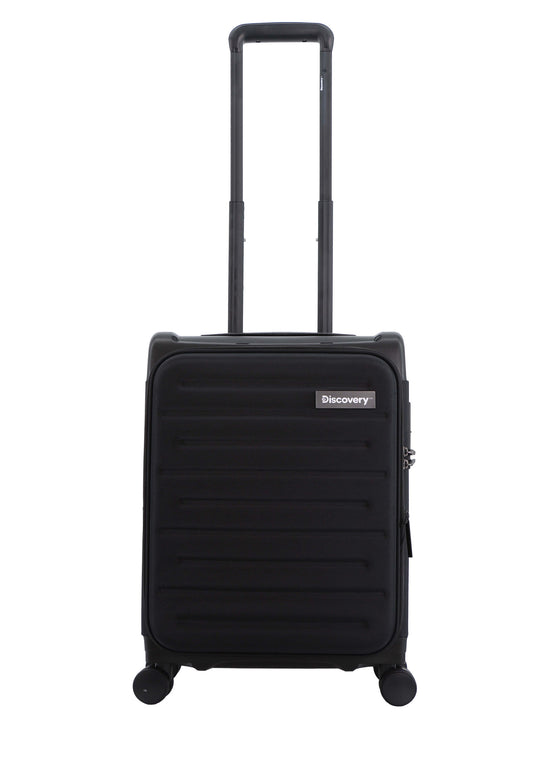 Discovery Motion Handbagage Zachte Koffer / Trolley / Reiskoffer - 53 cm (Small) - Zwart