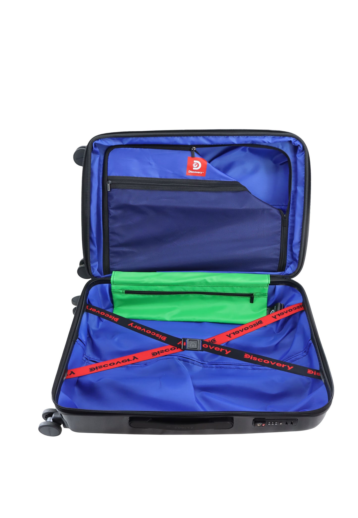 Découverte Pochoir Rigide Valise / Chariot / Valise De Voyage - 67 cm (Moyen) - Noir