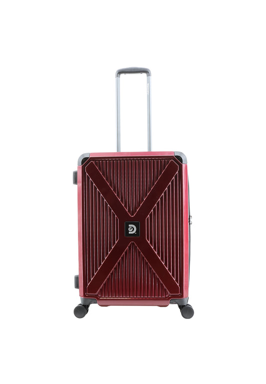 Valise rigide / Trolley / Valise de voyage Discovery Crossroad Moyenne | Rouge