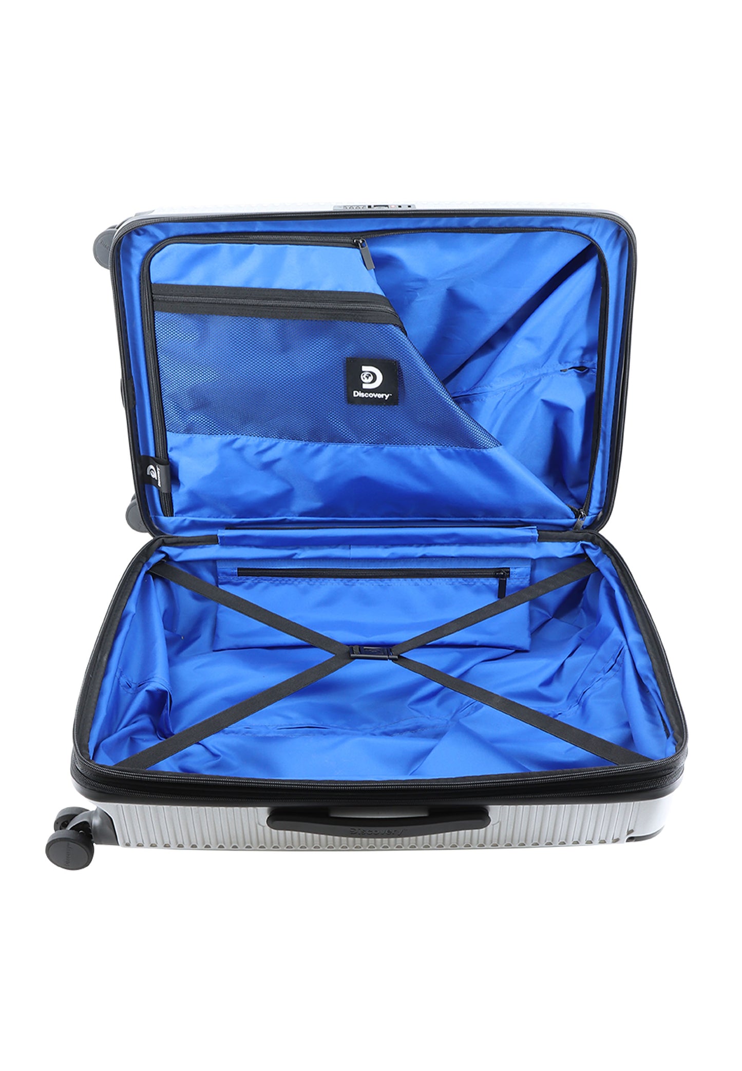 Uitbreidbare polycarbonaat reiskoffer van Discovery online bij Luggag4u.be