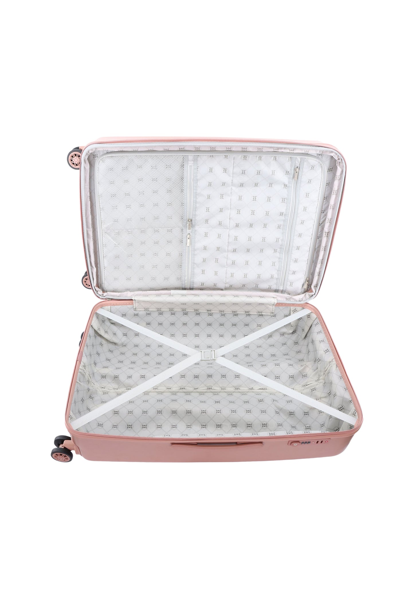 ELLE Hard Valise Set 3-Piece / Travel Valise Set / Trolley Set - Chic - Rose