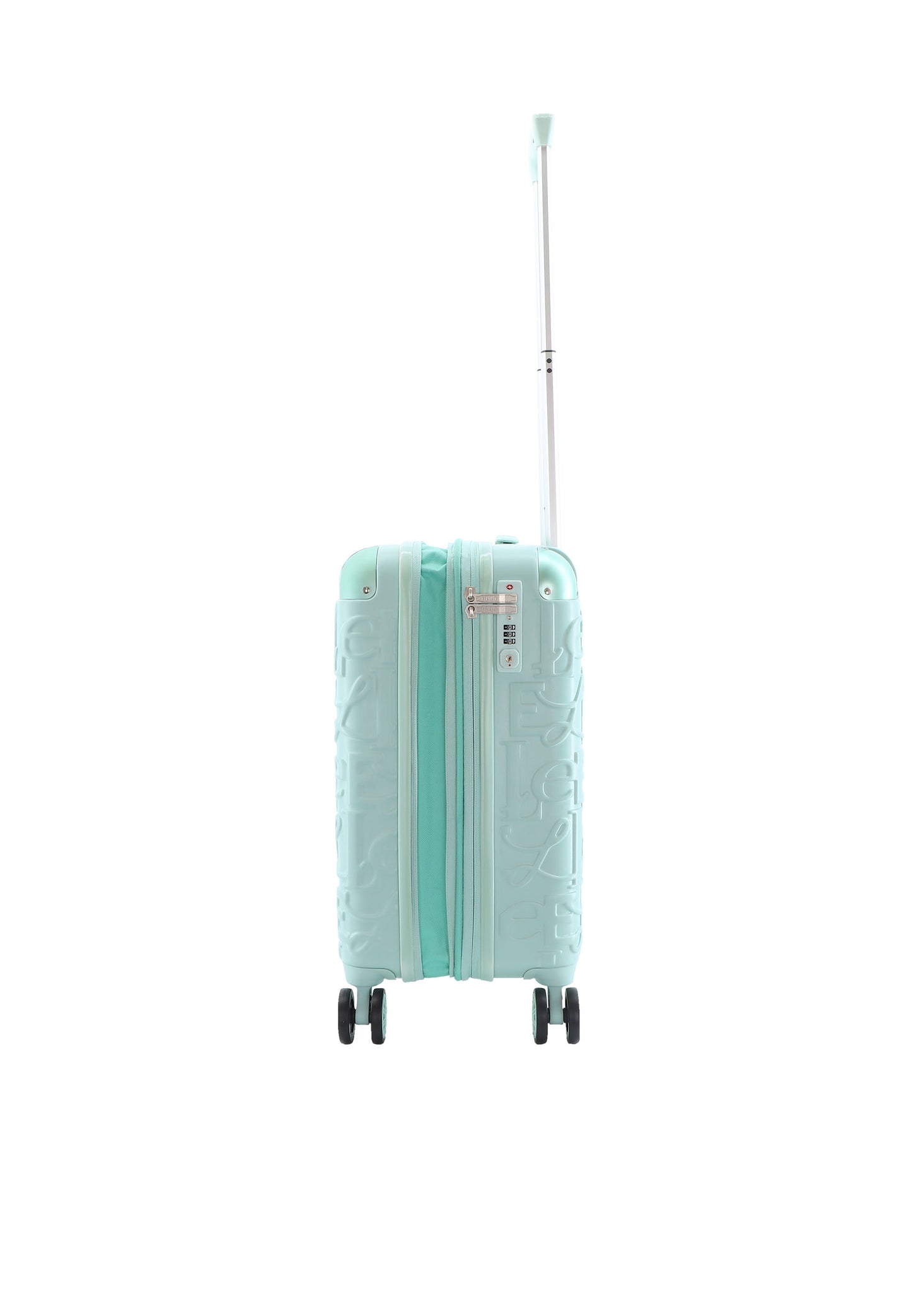 ELLE Handbagage Harde Koffer / Trolley / Reiskoffer - 49x38x20.5cm - Alors - Mint