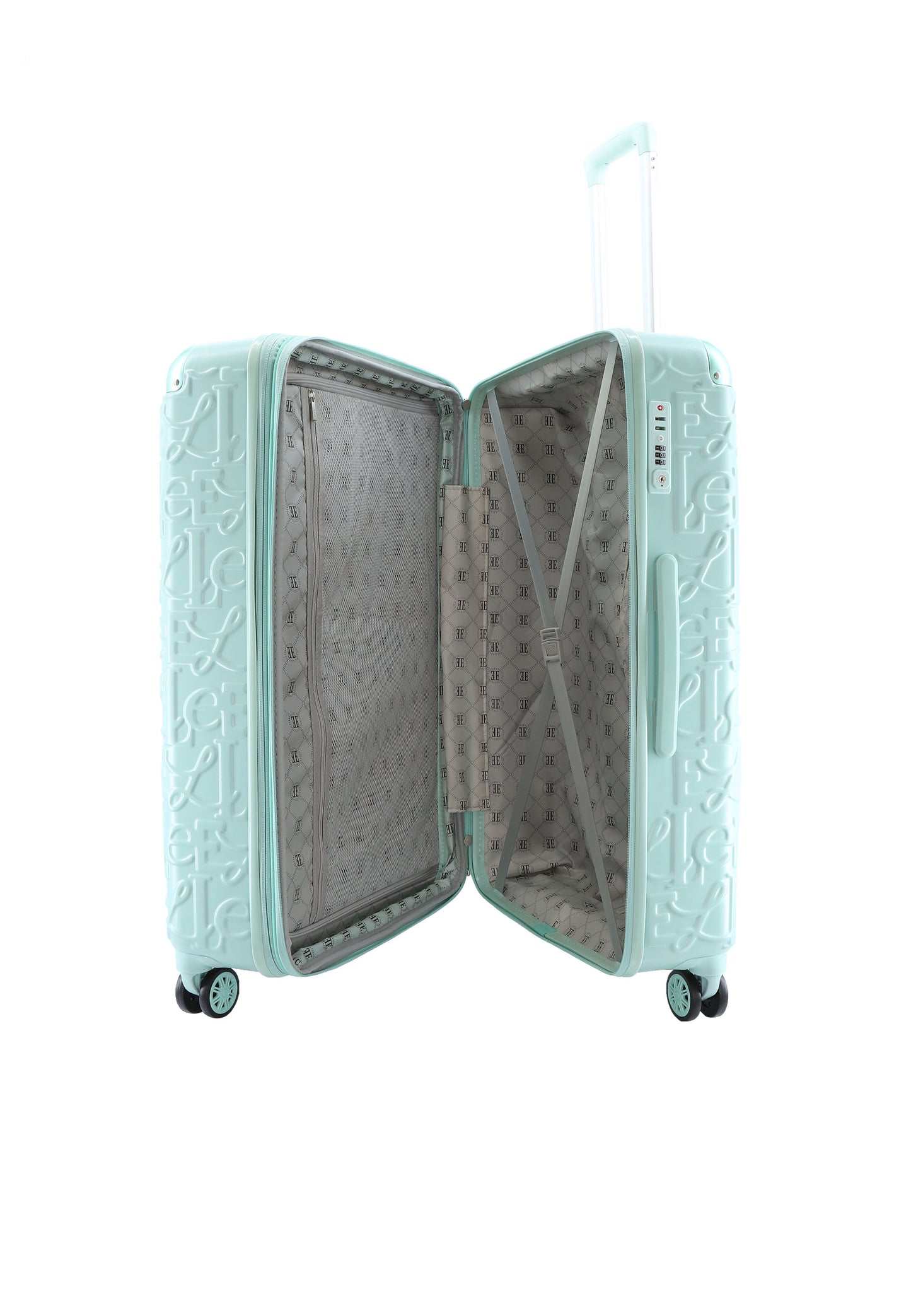 ELLE Harde koffer / Trolley / Reiskoffer - 70 cm (Large) - Alors - Mint