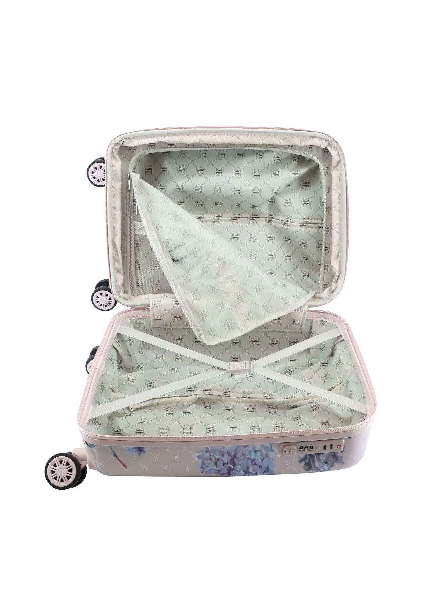 ELLE Floret kleine Koffer | handbagage Trolley 55 cm (S) - Lila - EL44HA.49.04