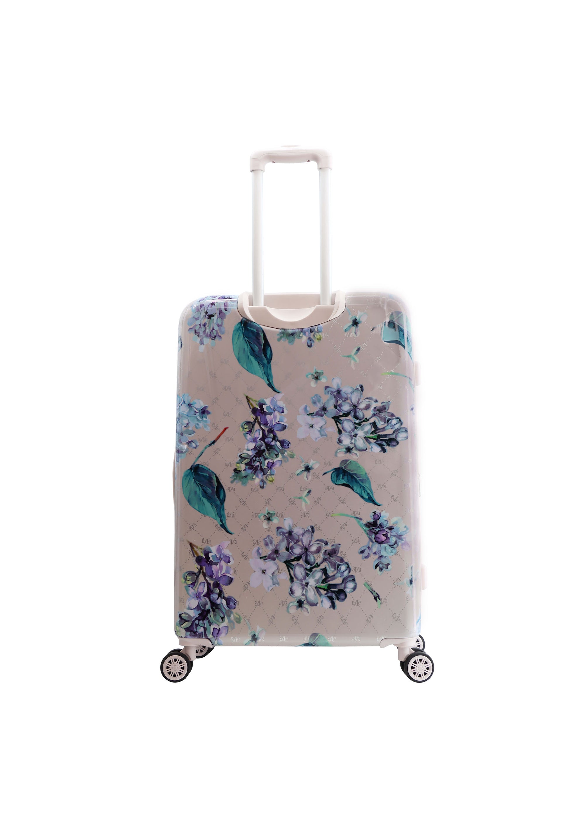 Elle koffers met bloemen