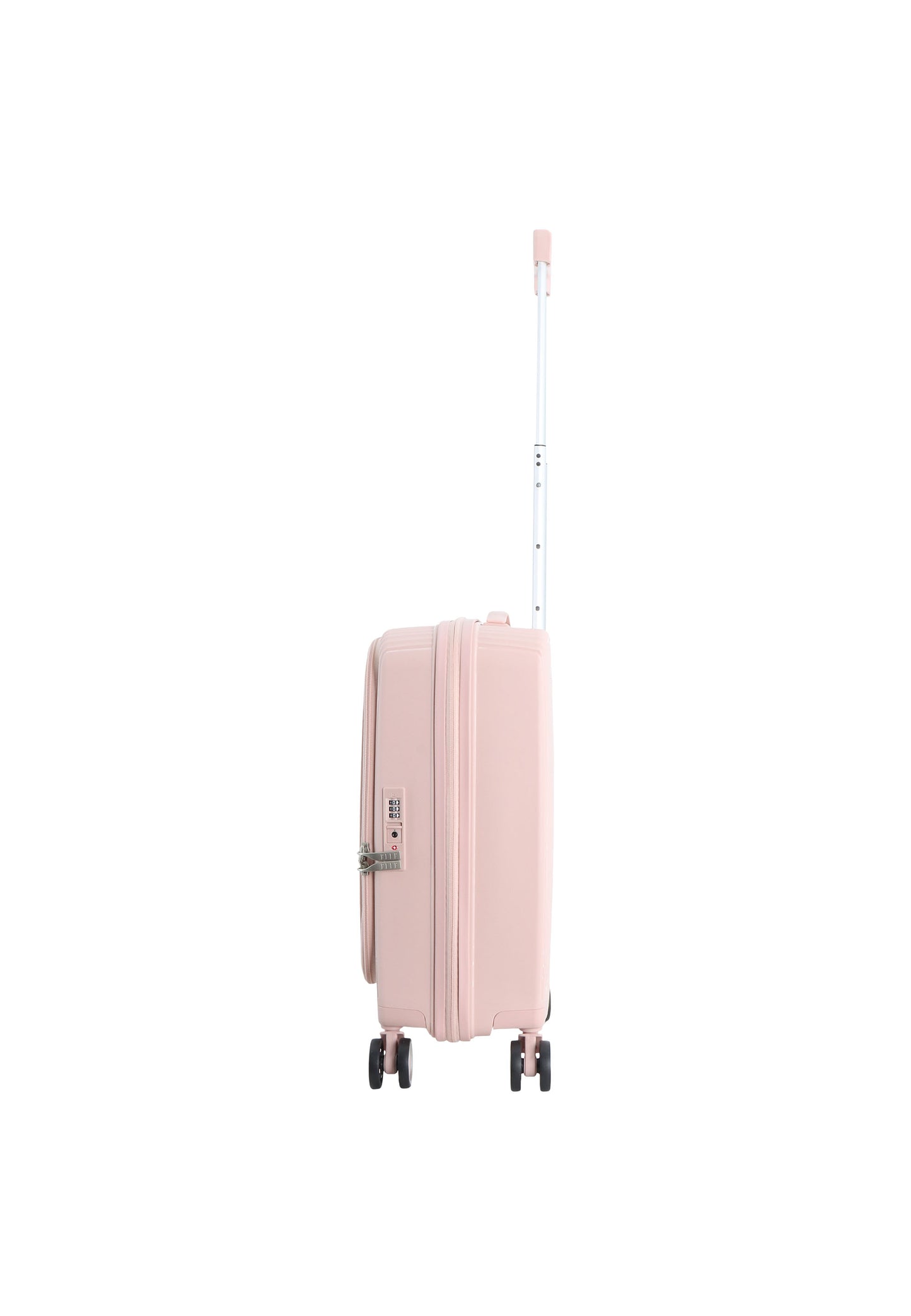 Elle Da'Vine Handbagage harde koffer / Trolley / Reiskoffer - (Small) - Roze