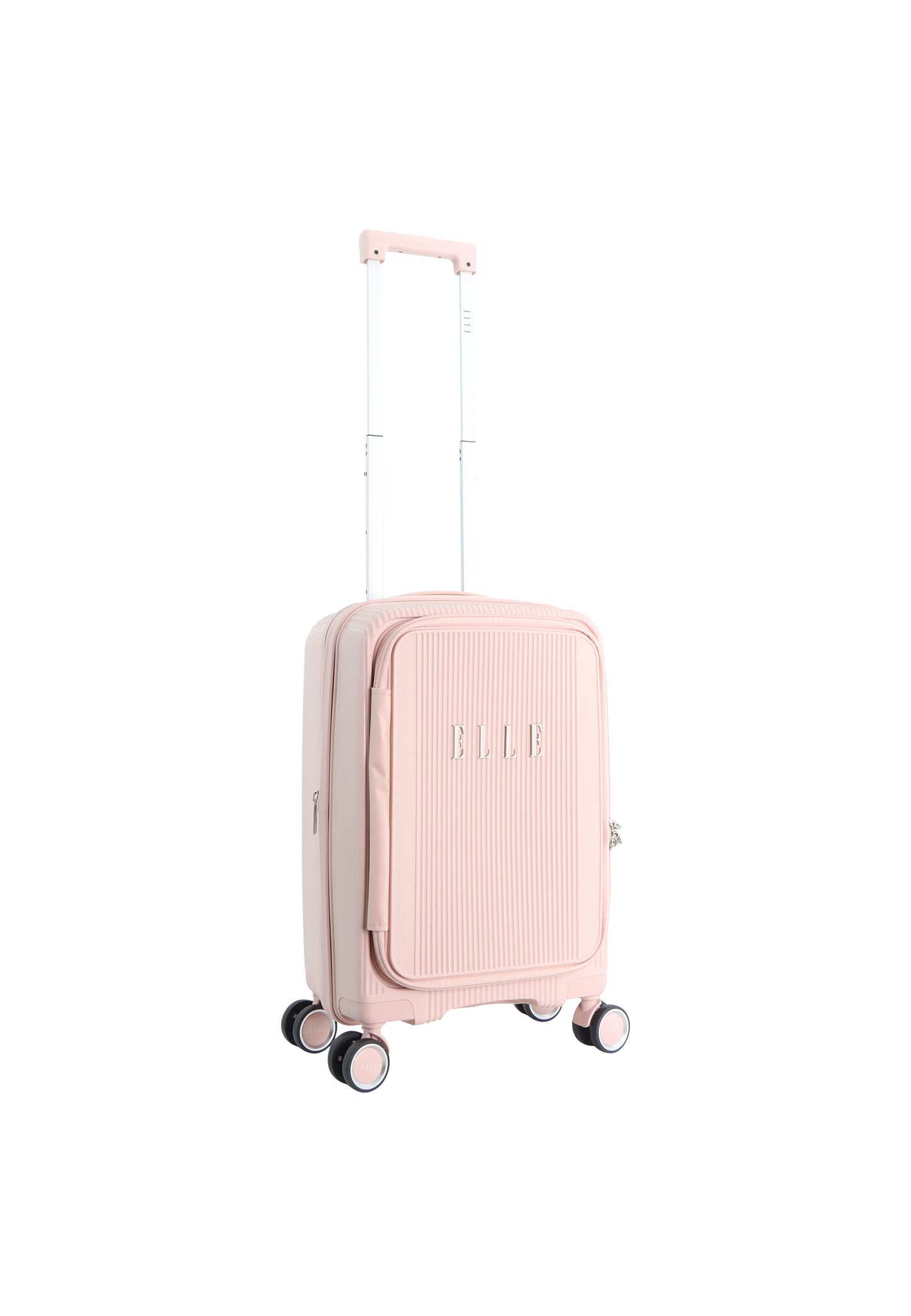 Elle Da'Vine Handbagage harde koffer / Trolley / Reiskoffer - (Small) - Roze