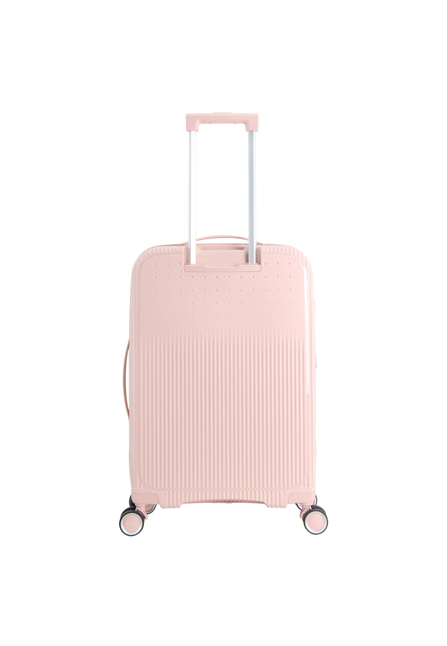 Elle Da'Vine Harde koffer / Trolley / Reiskoffer - (Medium) - Roze