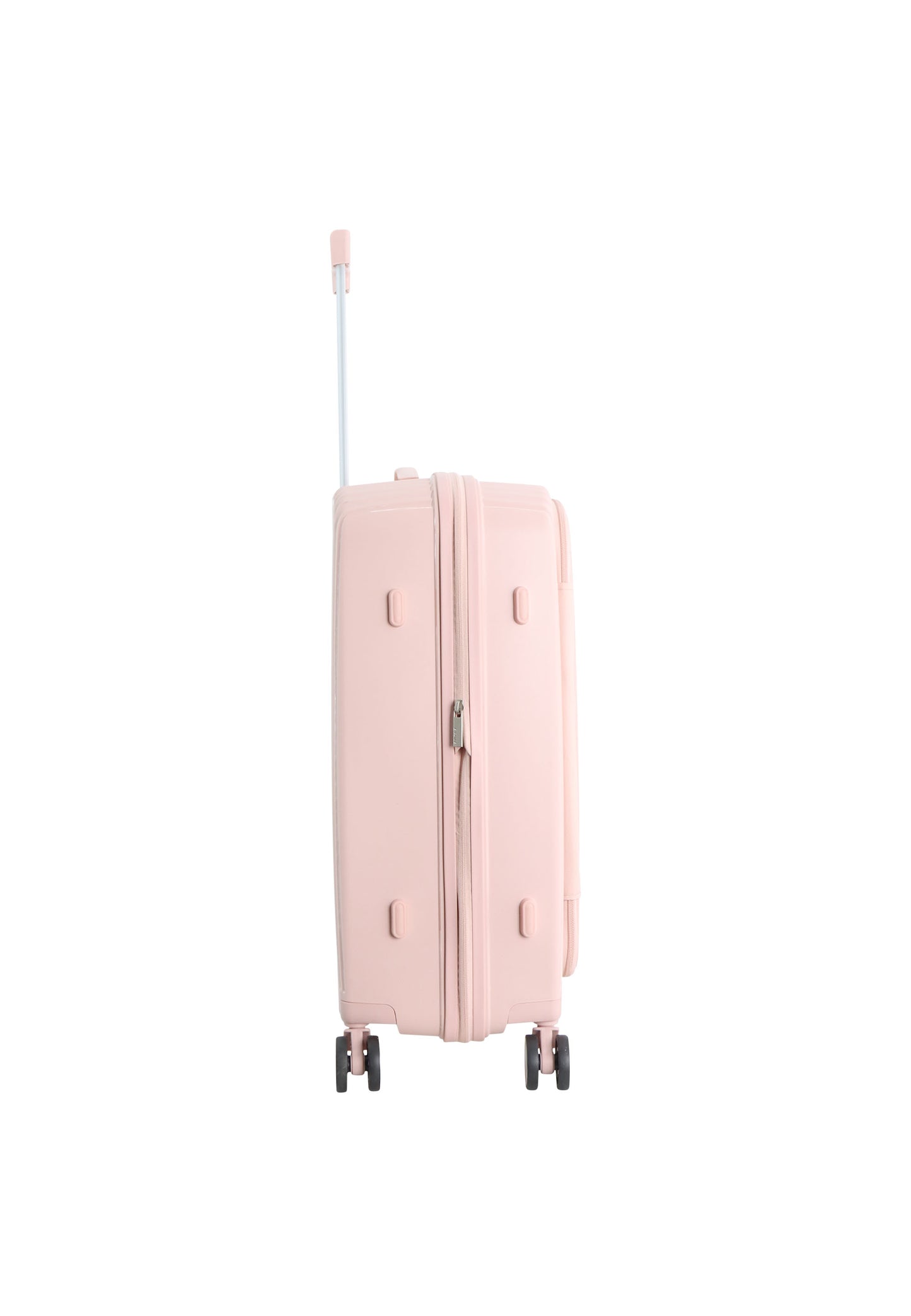 Elle Da'Vine Harde koffer / Trolley / Reiskoffer - (Medium) - Roze