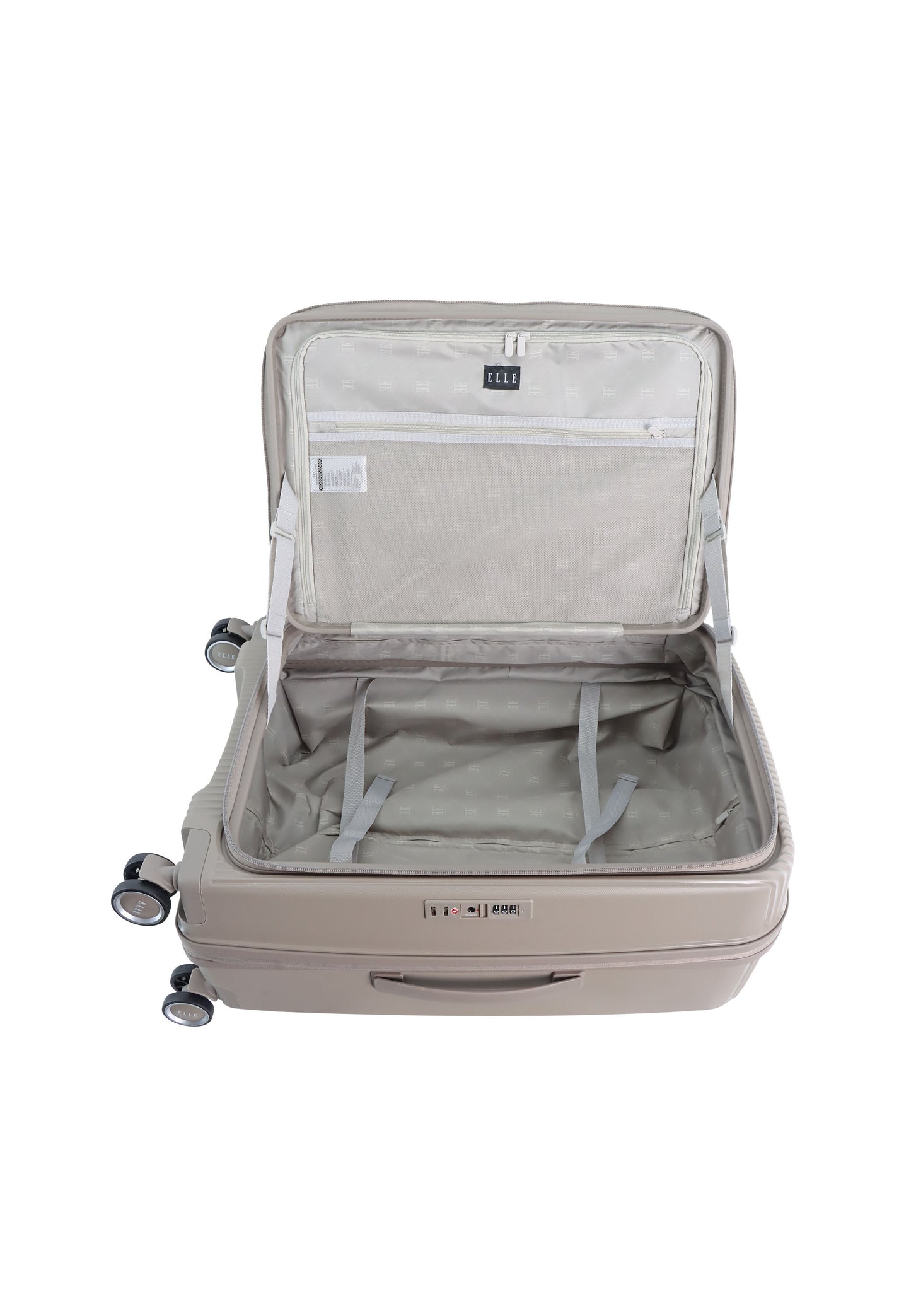 Elle Da'Vine Harde koffer / Trolley / Reiskoffer - (Medium) - Modder