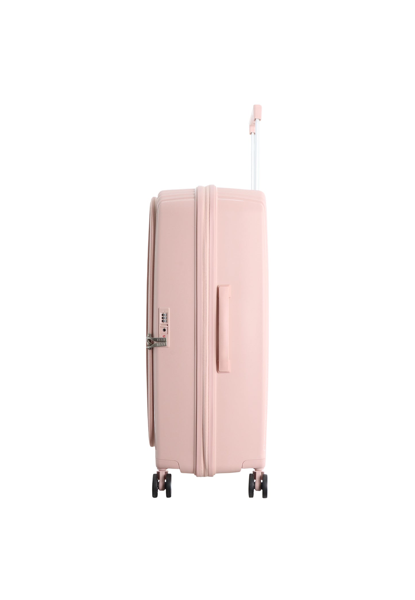 Elle Da'Vine Harde koffer / Trolley / Reiskoffer - (Large) - Roze