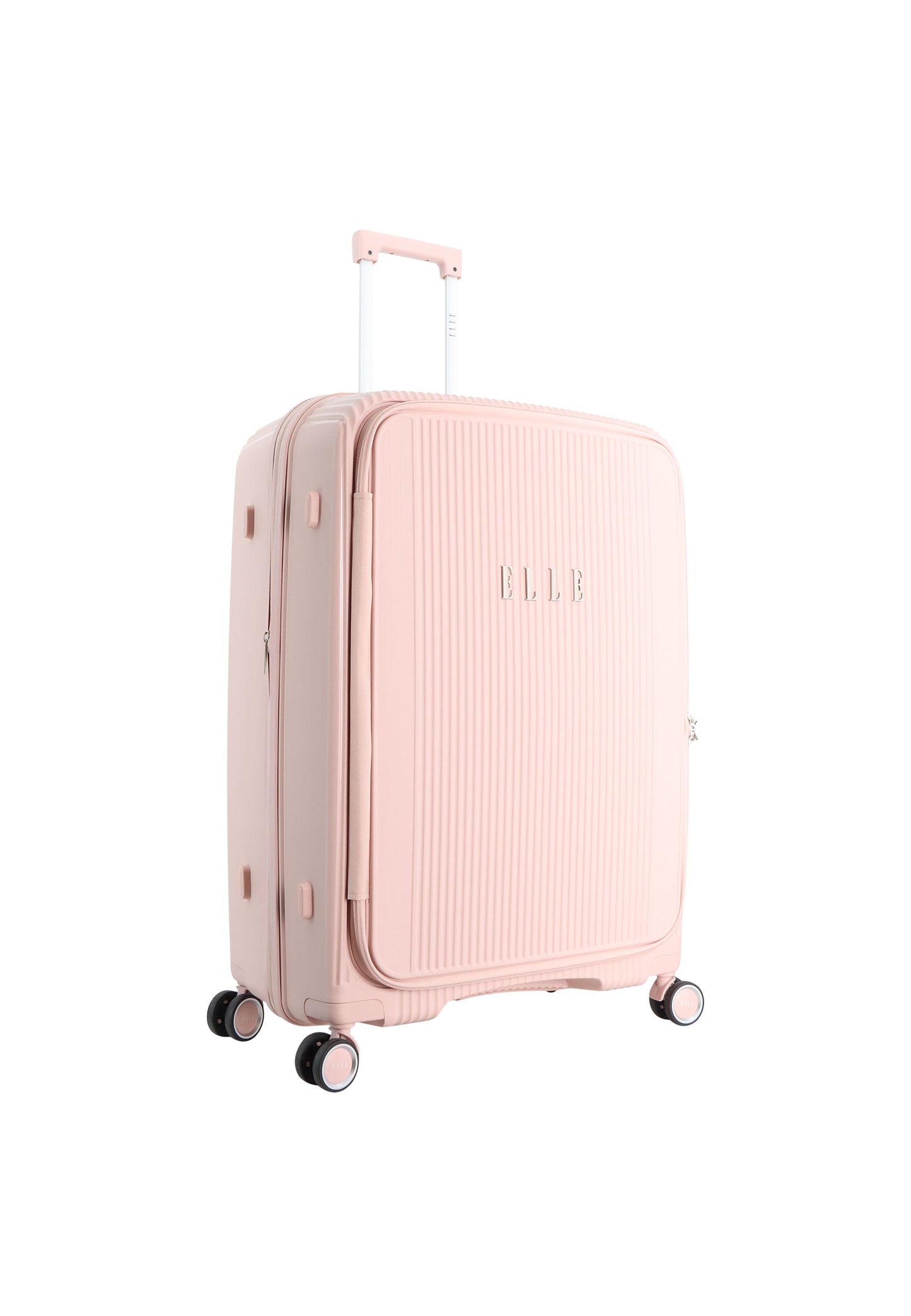 Elle Da'Vine Harde koffer / Trolley / Reiskoffer - (Large) - Roze