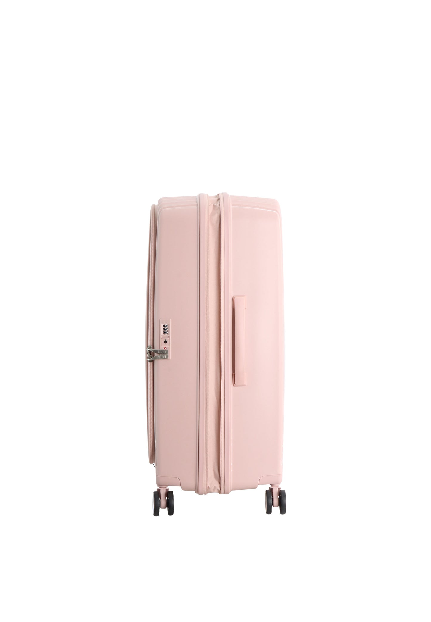 Elle Da'Vine Harde koffer / Trolley / Reiskoffer - (Large) - Roze
