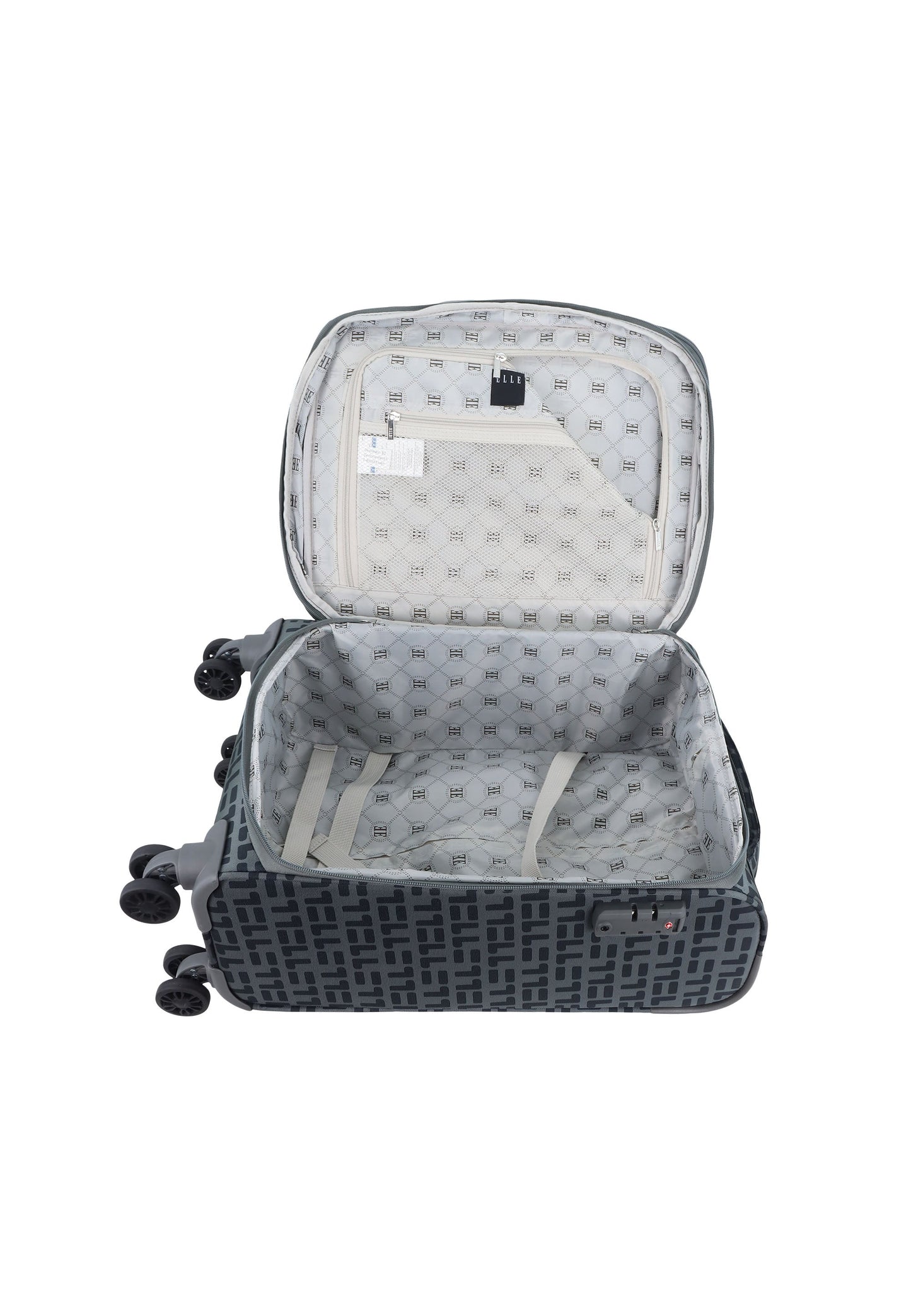 ELLE Couture Bagage à main Valise souple / Chariot / Valise de voyage - 53 cm (Petit)