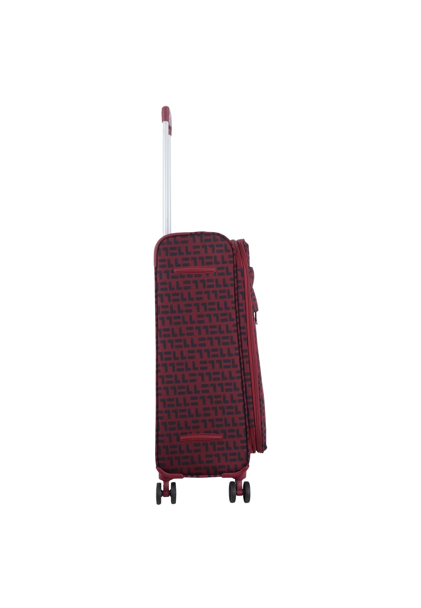 ELLE Couture Valise souple / Trolley / Valise de voyage - 64 cm (Moyen) Rouge