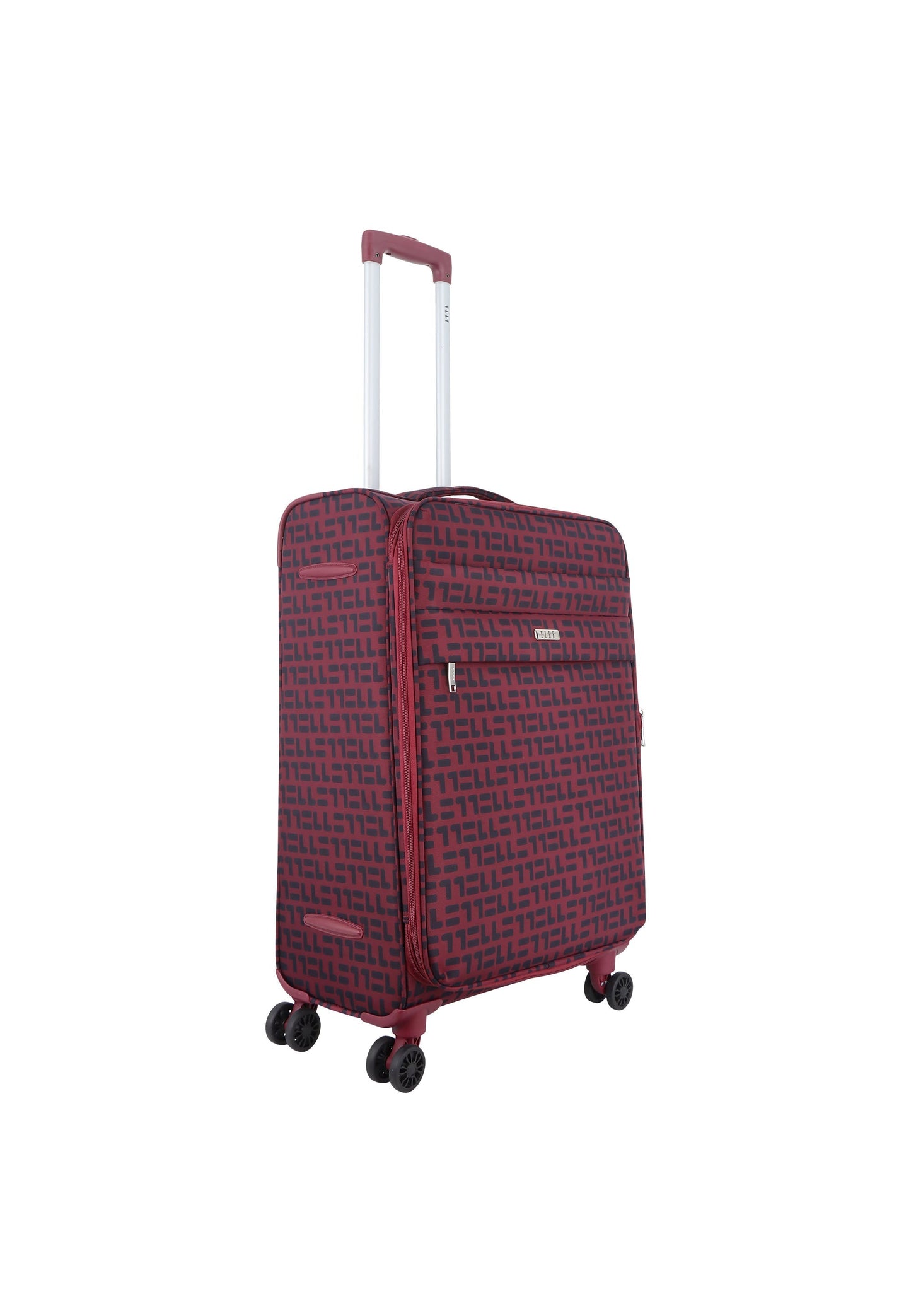 ELLE Couture Valise souple / Trolley / Valise de voyage - 64 cm (Moyen) Rouge