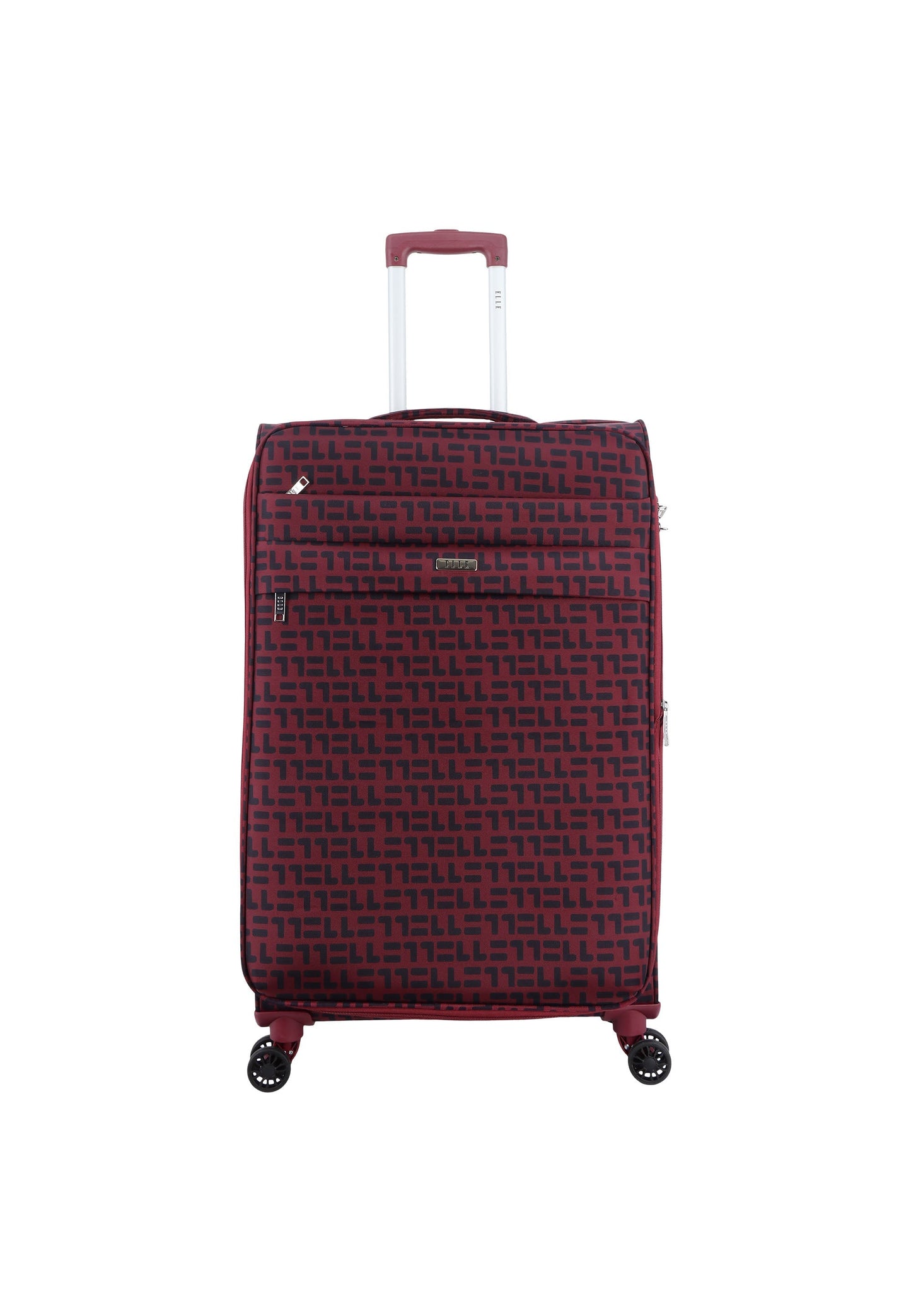 ELLE Couture Zachte Koffer / Trolley / Reiskoffer - 77 cm (Large) Rood